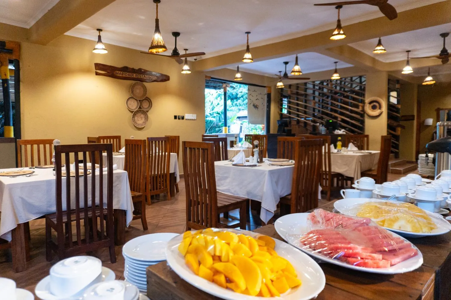 Restaurant/places to eat in The Maridadi Hotel