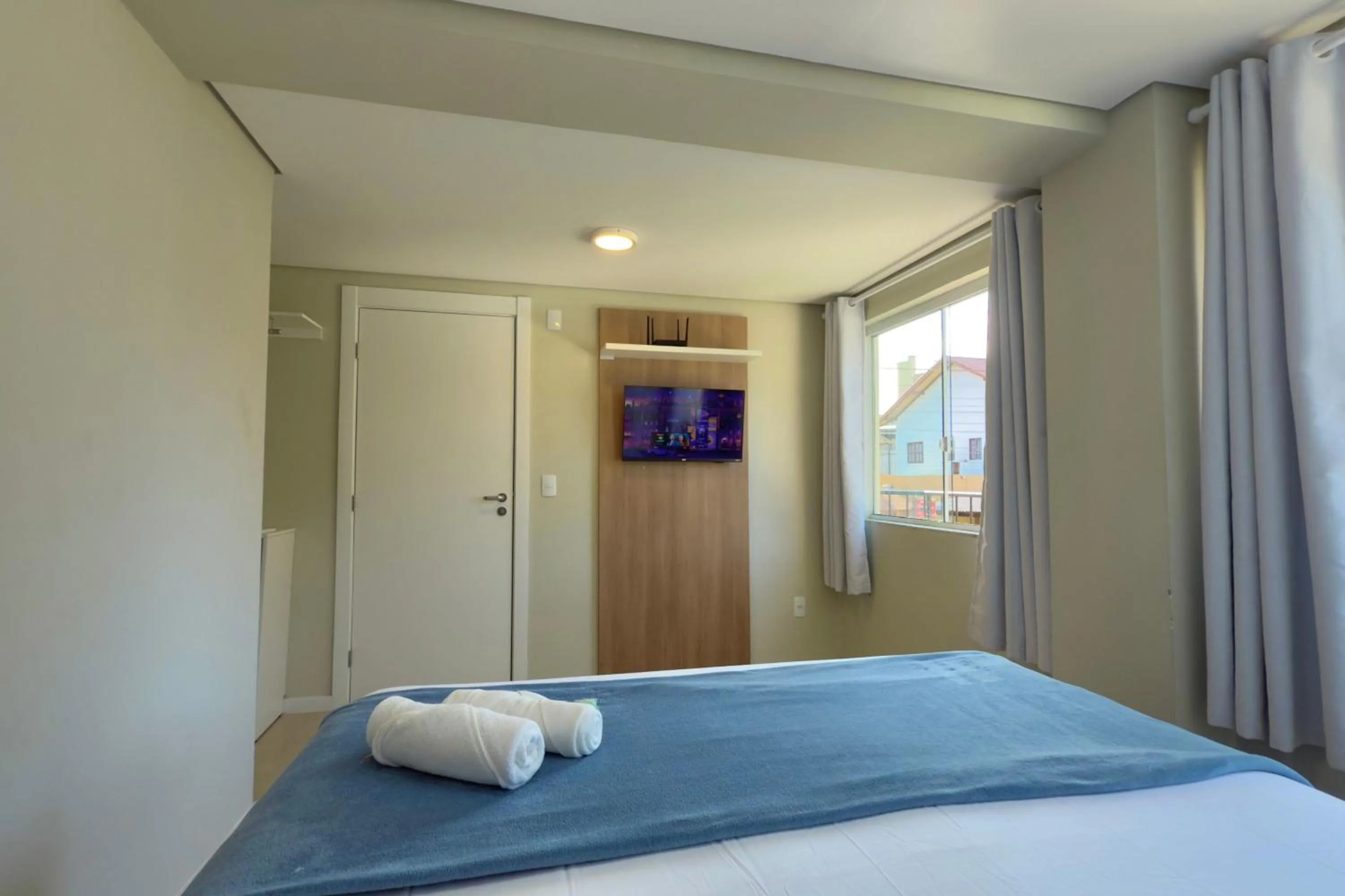 Bedroom, Bed in Mar de Bombinhas - Centro
