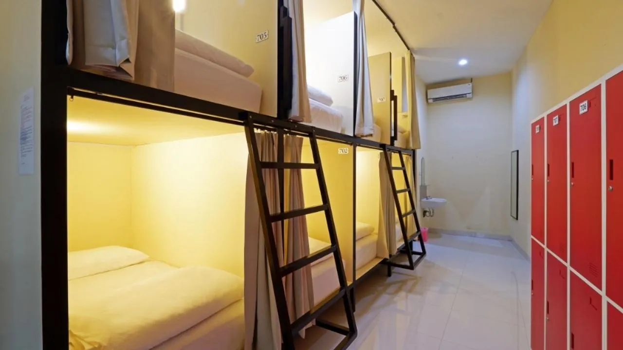 Bed in V Canggu Dormitory