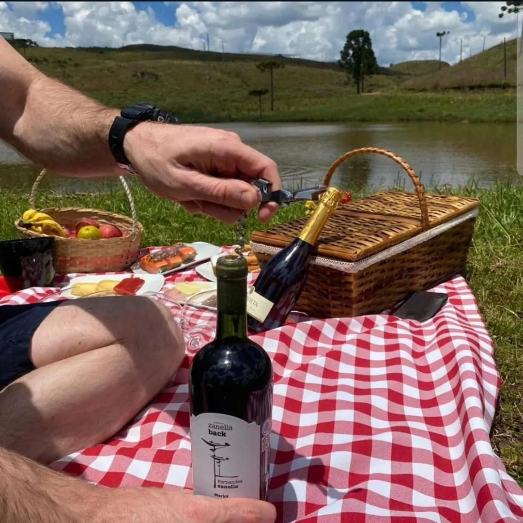 Garden view in Pousada Água Santa