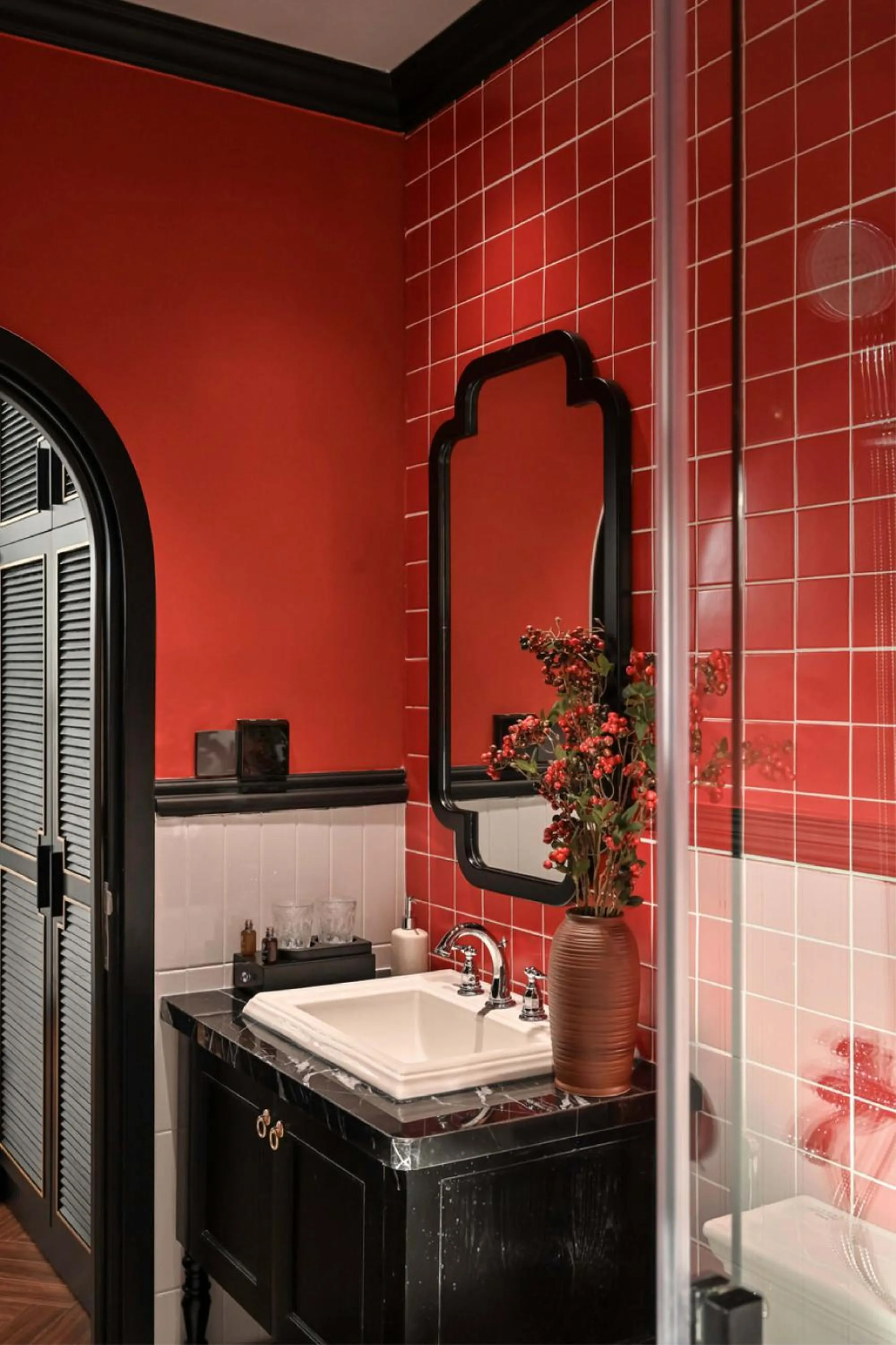 Toilet in Thiên Ân Boutique Hotel