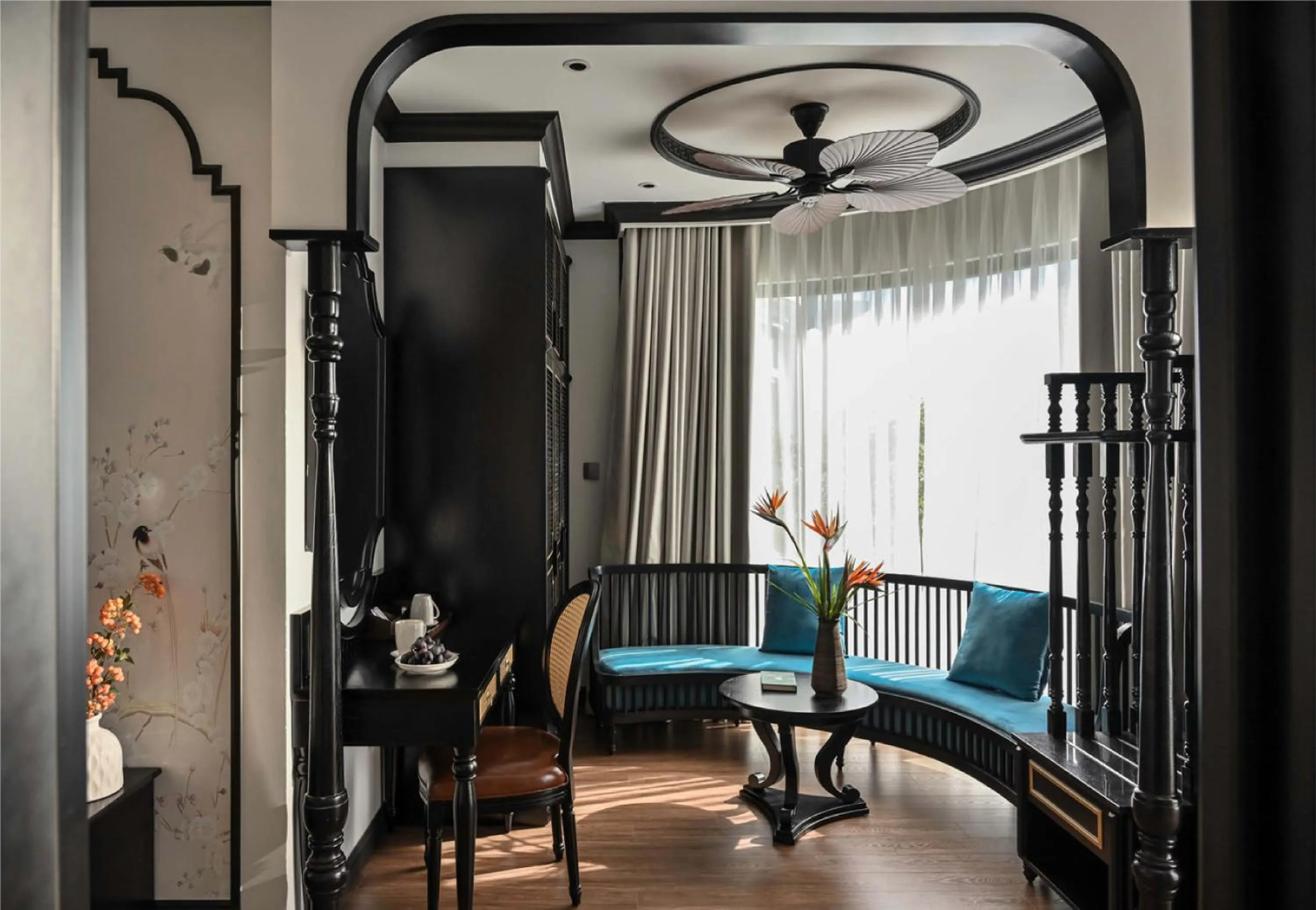 Living room, Bed in Thiên Ân Boutique Hotel