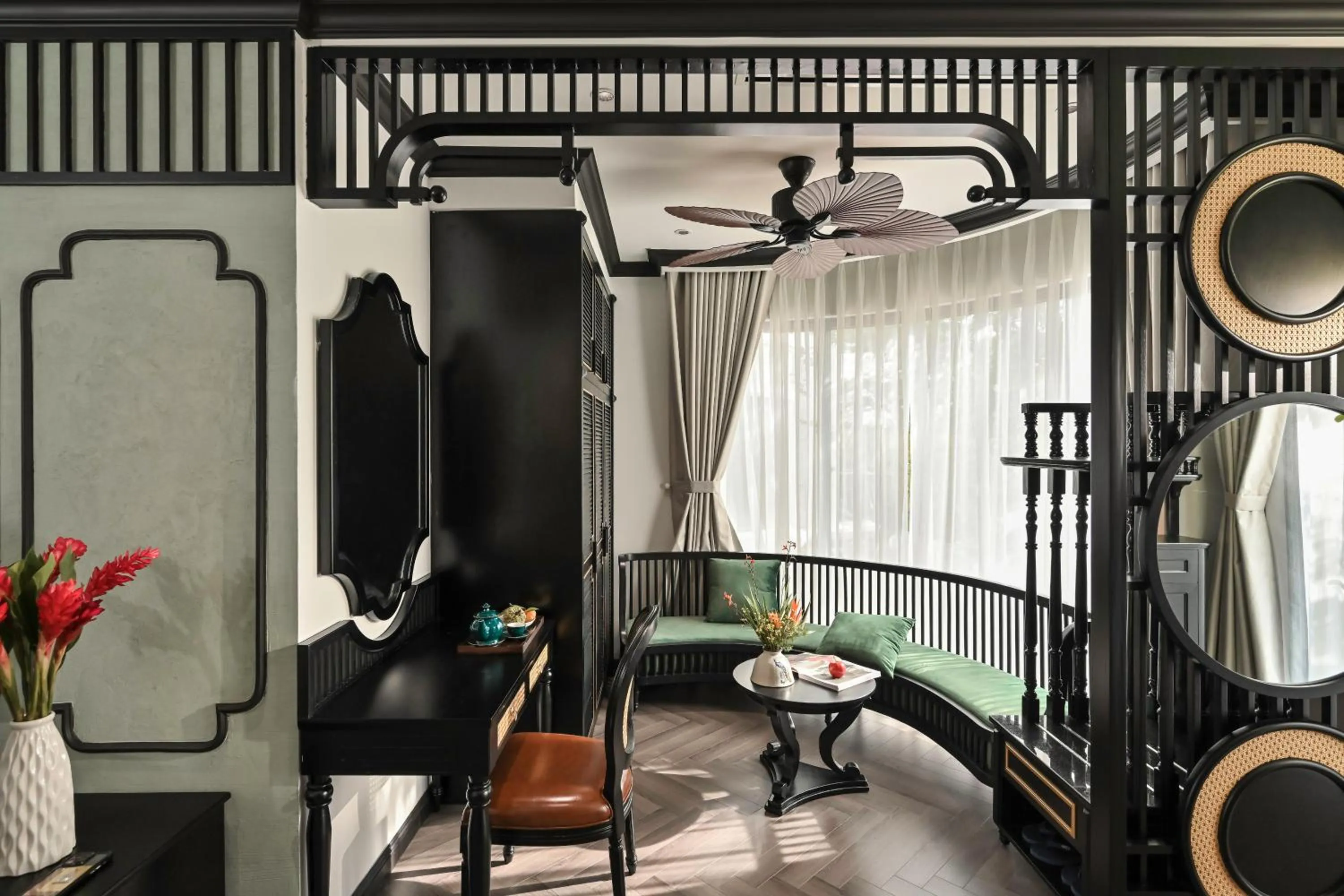 Living room, Bed in Thiên Ân Boutique Hotel