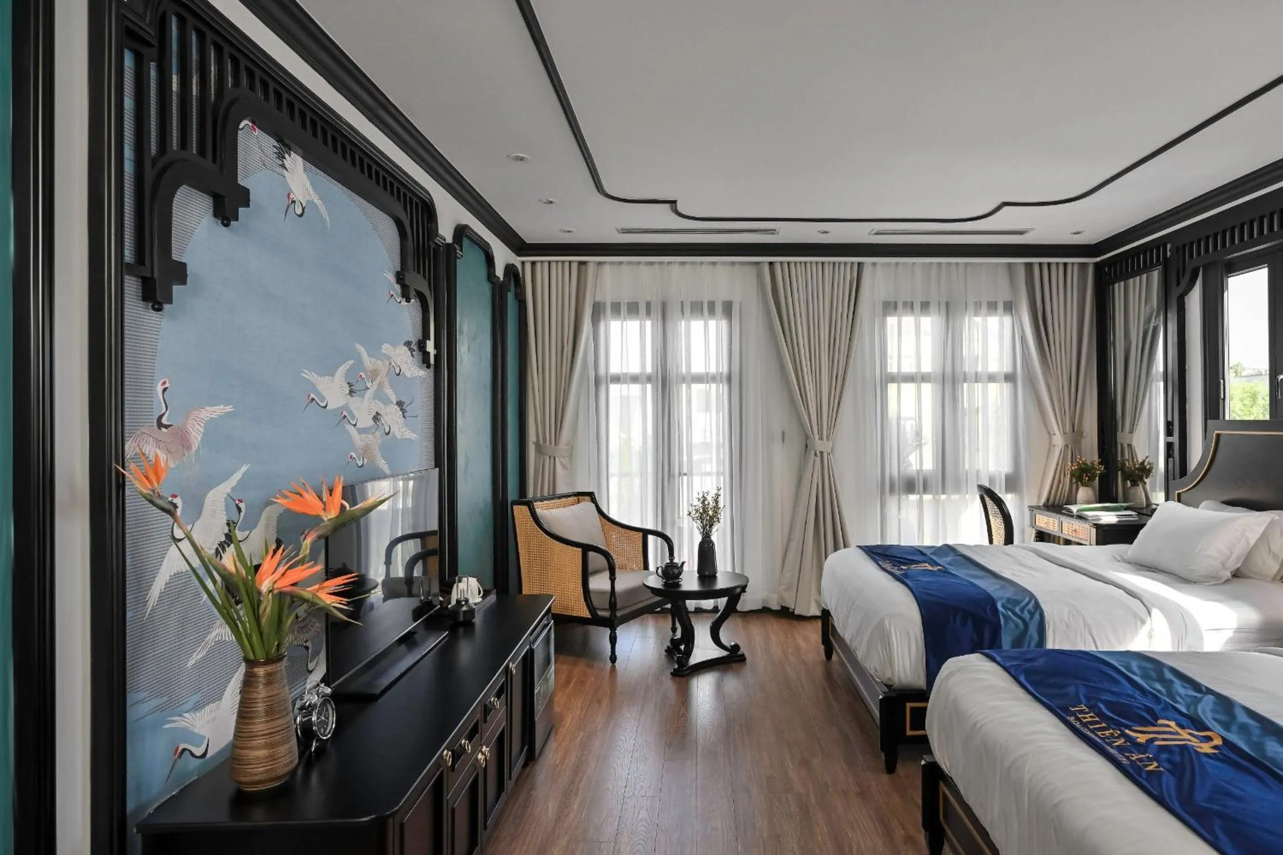Photo of the whole room, Bed in Thiên Ân Boutique Hotel