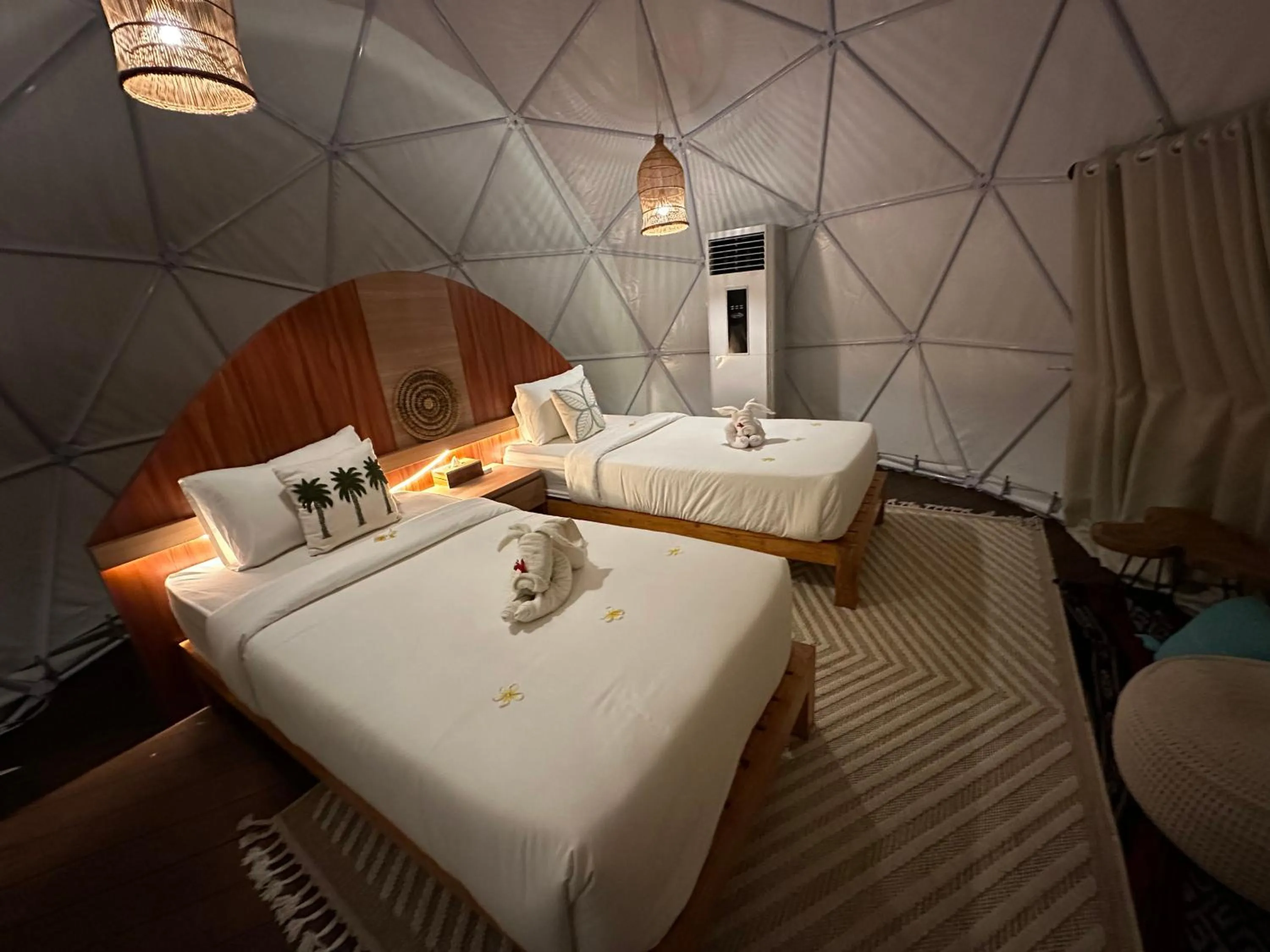 Bed in Glamping @ Pebbles & Fins