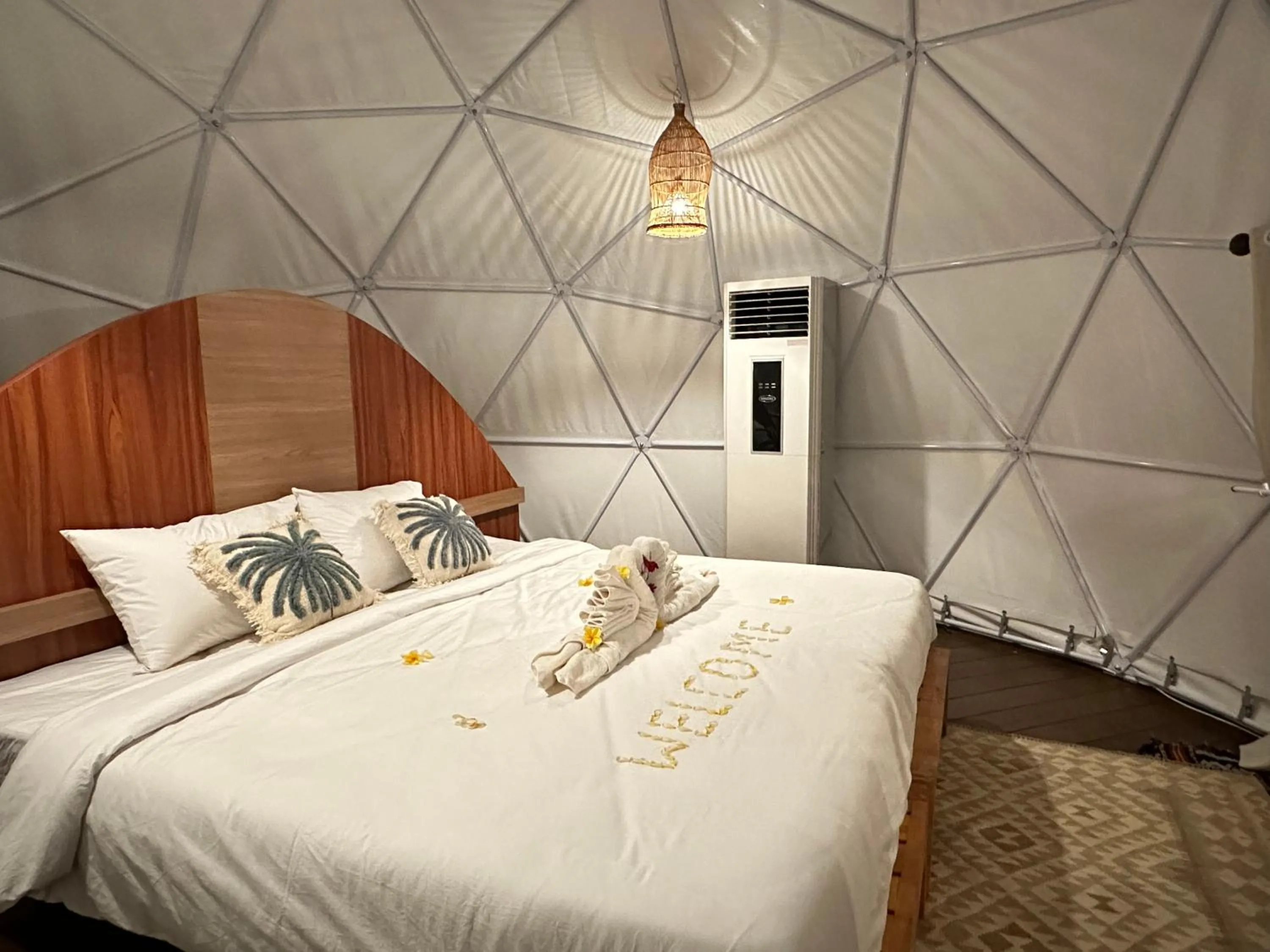 Bed in Glamping @ Pebbles & Fins