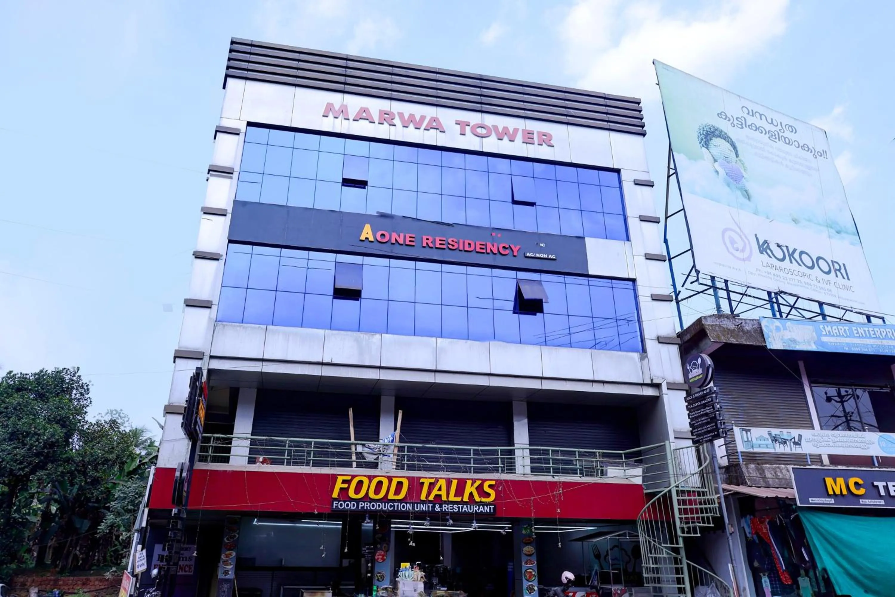 Facade/entrance in Hotel O A One Residency