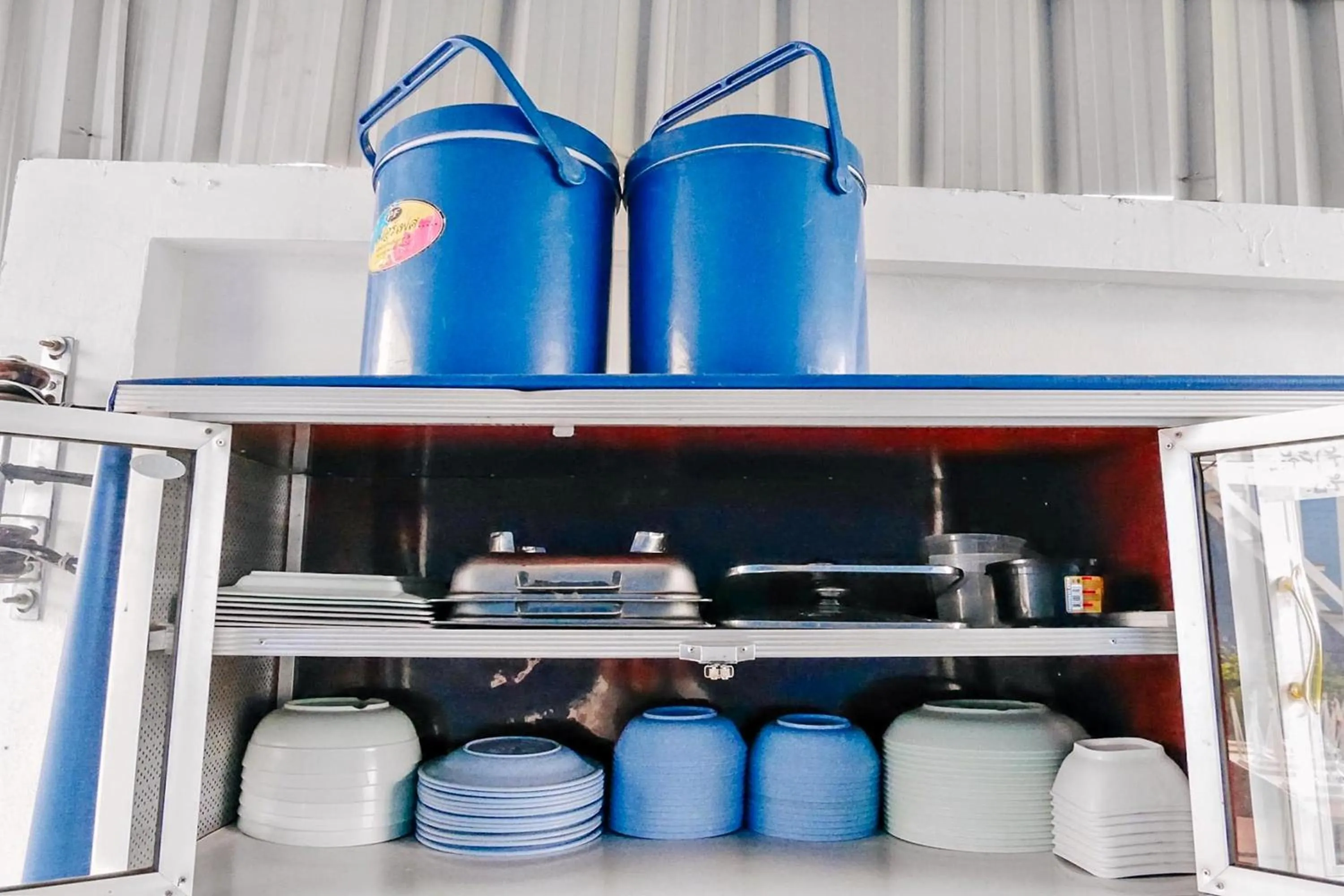 Kitchen or kitchenette in Bluvilla Sattahip