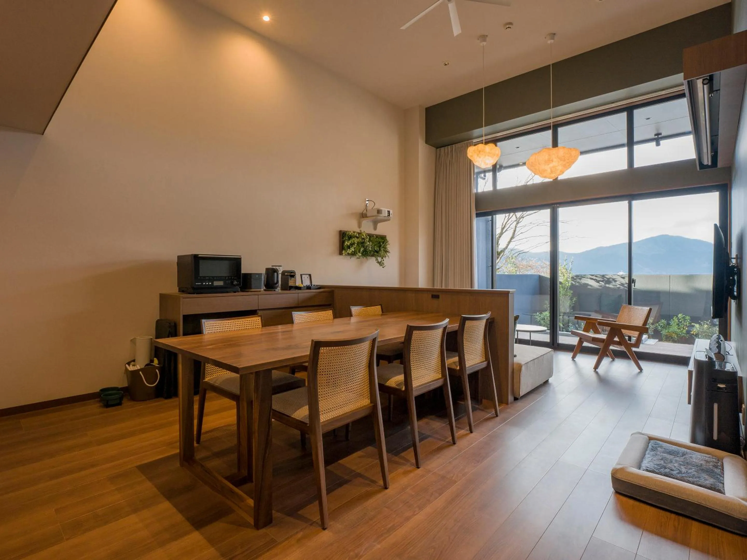 Dining area in Rakuten STAY FUJIMI TERRACE Hakone Ashinoko