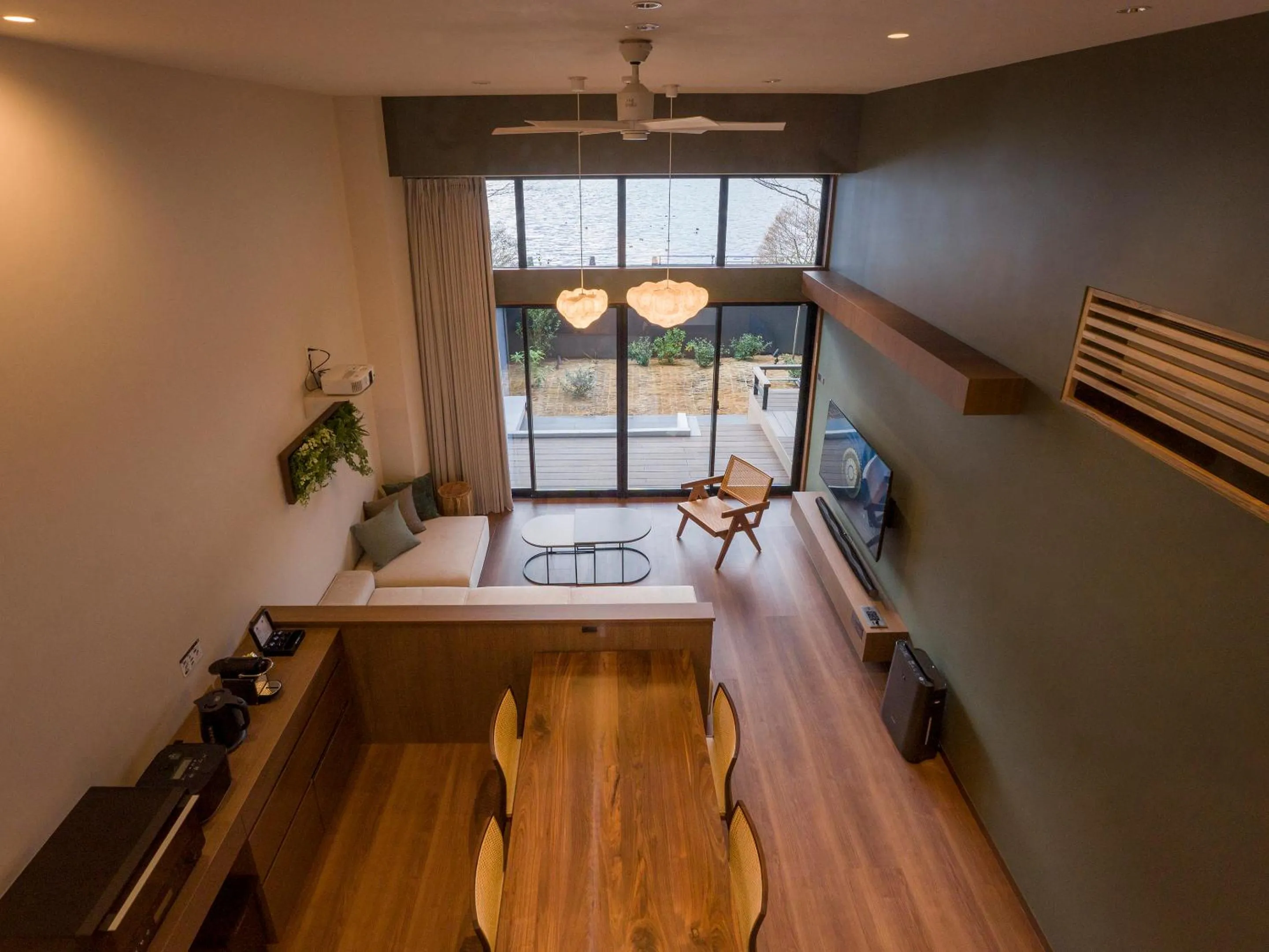 Living room, Bed in Rakuten STAY FUJIMI TERRACE Hakone Ashinoko