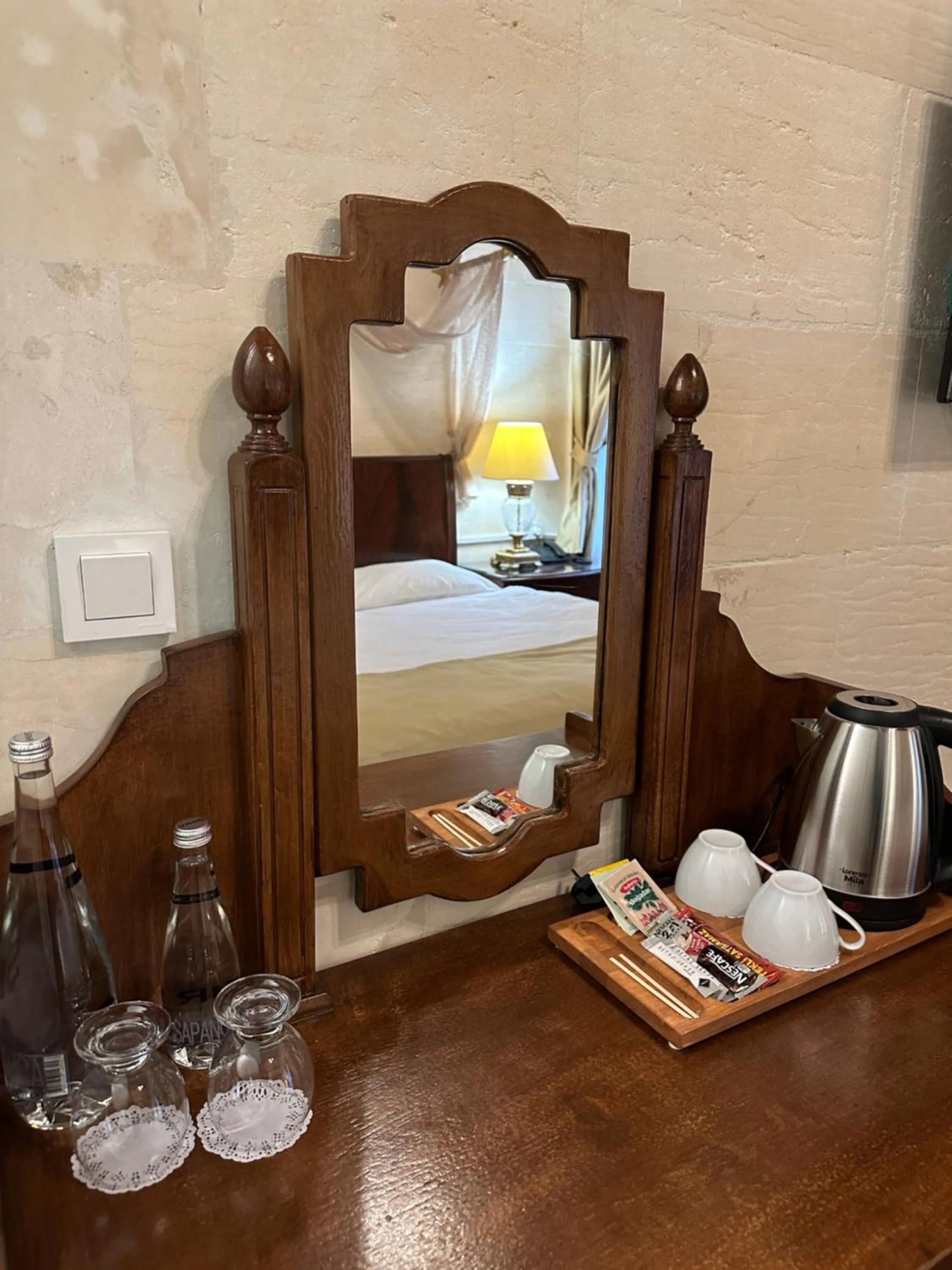 Bed in Tas Konak Hotel-City Center