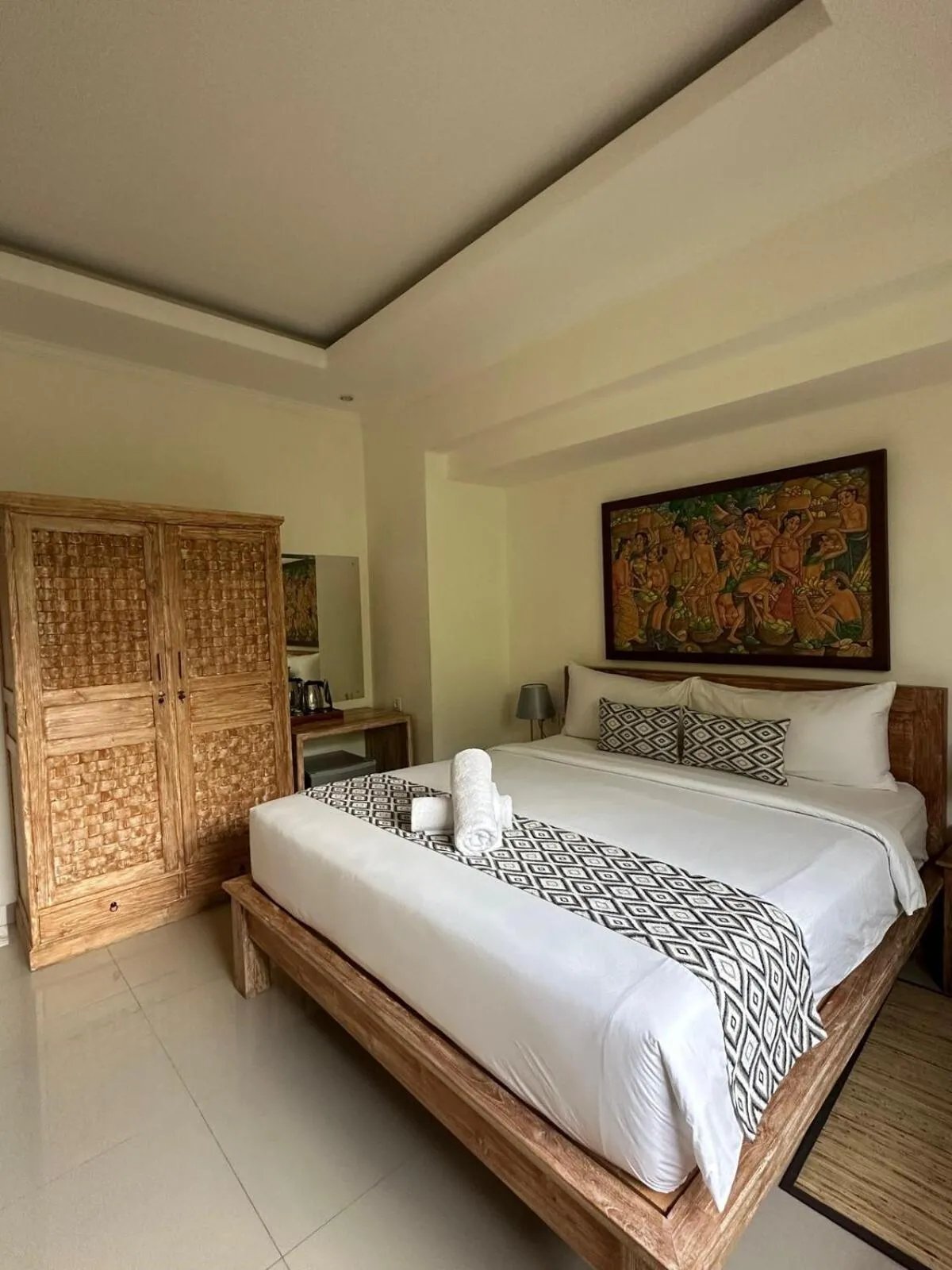 Bed in Mandala Home Stay