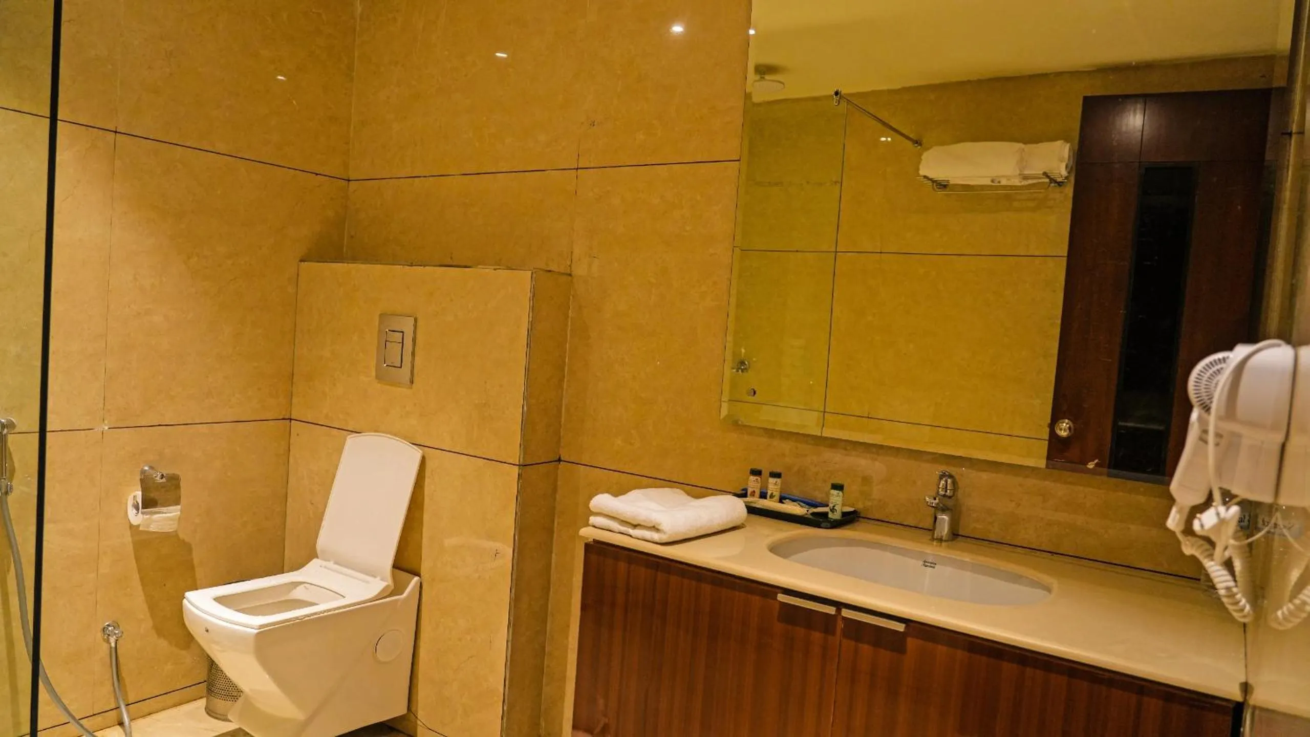 Bathroom in Ayodhya haat Luxury Cottages