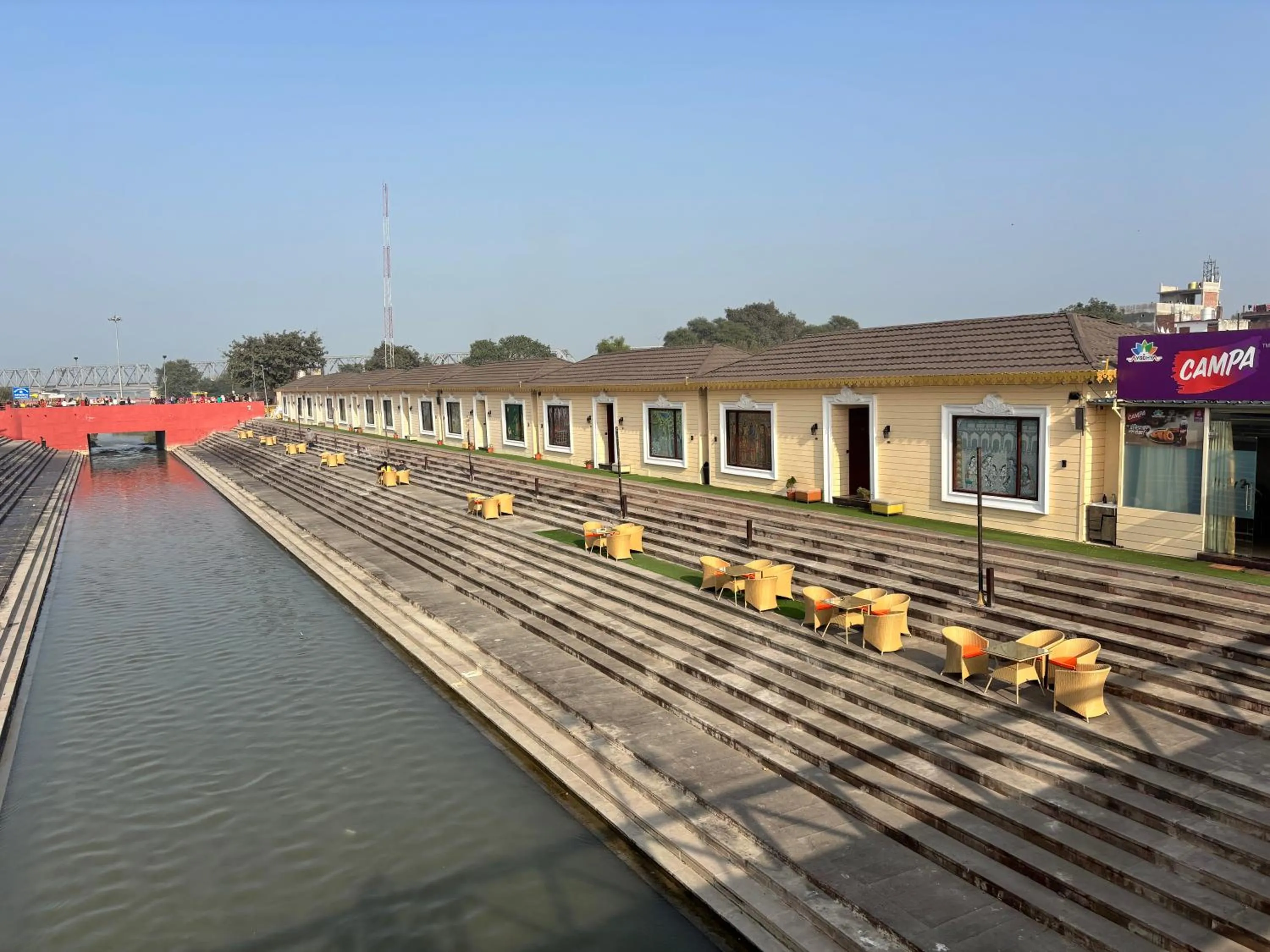Lake view in Ayodhya haat Luxury Cottages