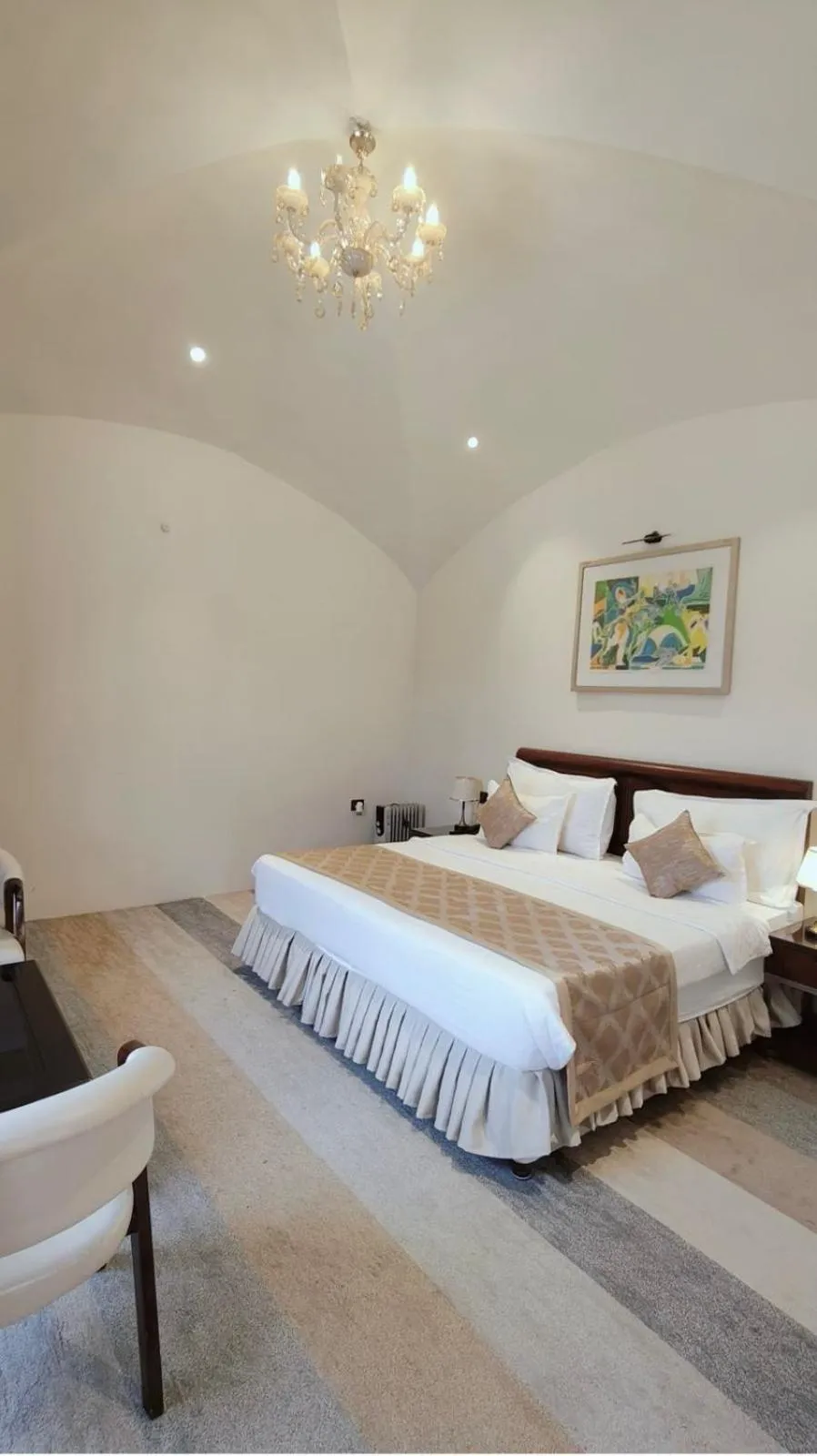 Bedroom, Bed in Ayodhya haat Luxury Cottages