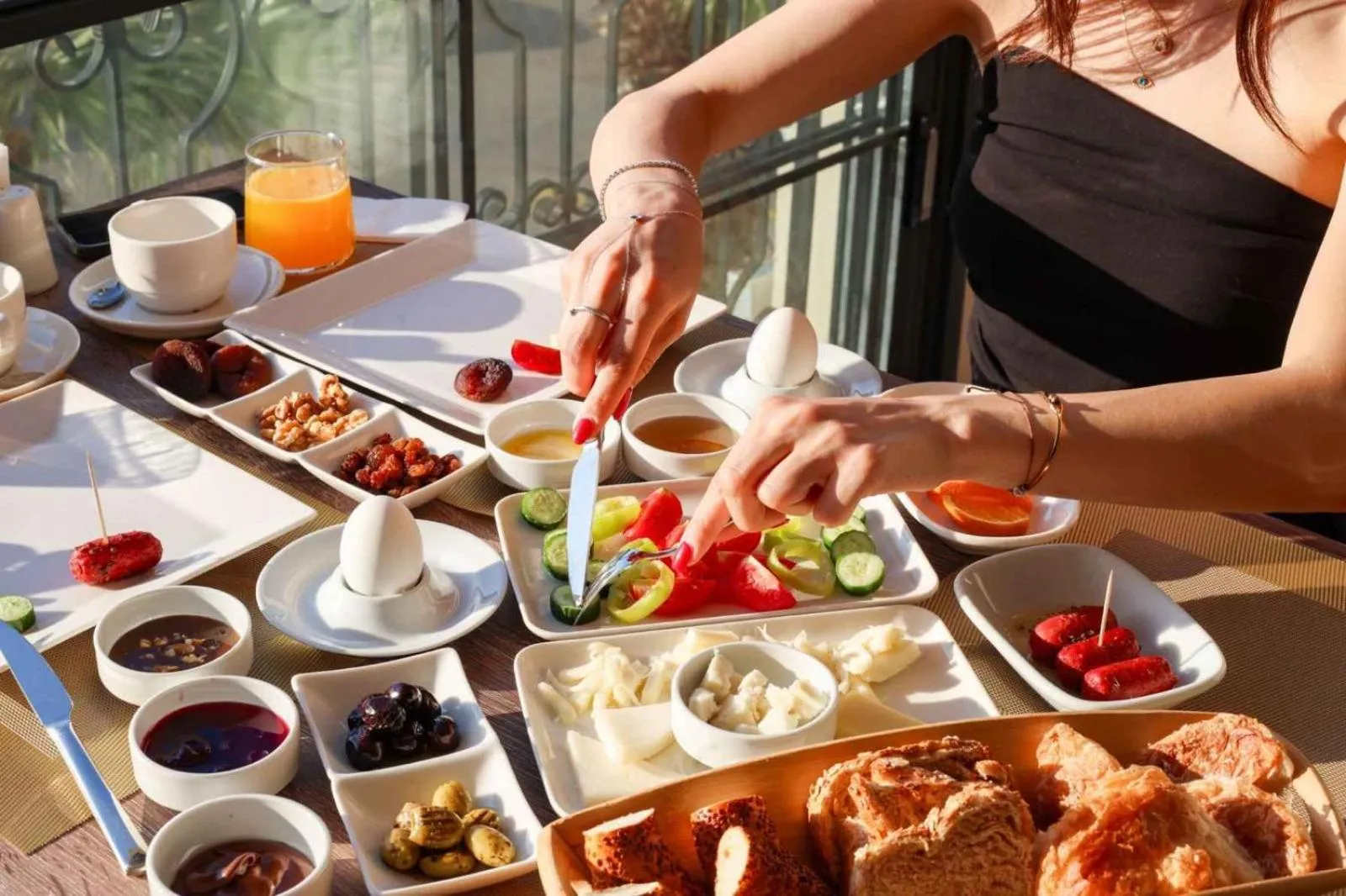 Breakfast in The Yalı Konak Hotel İzmir