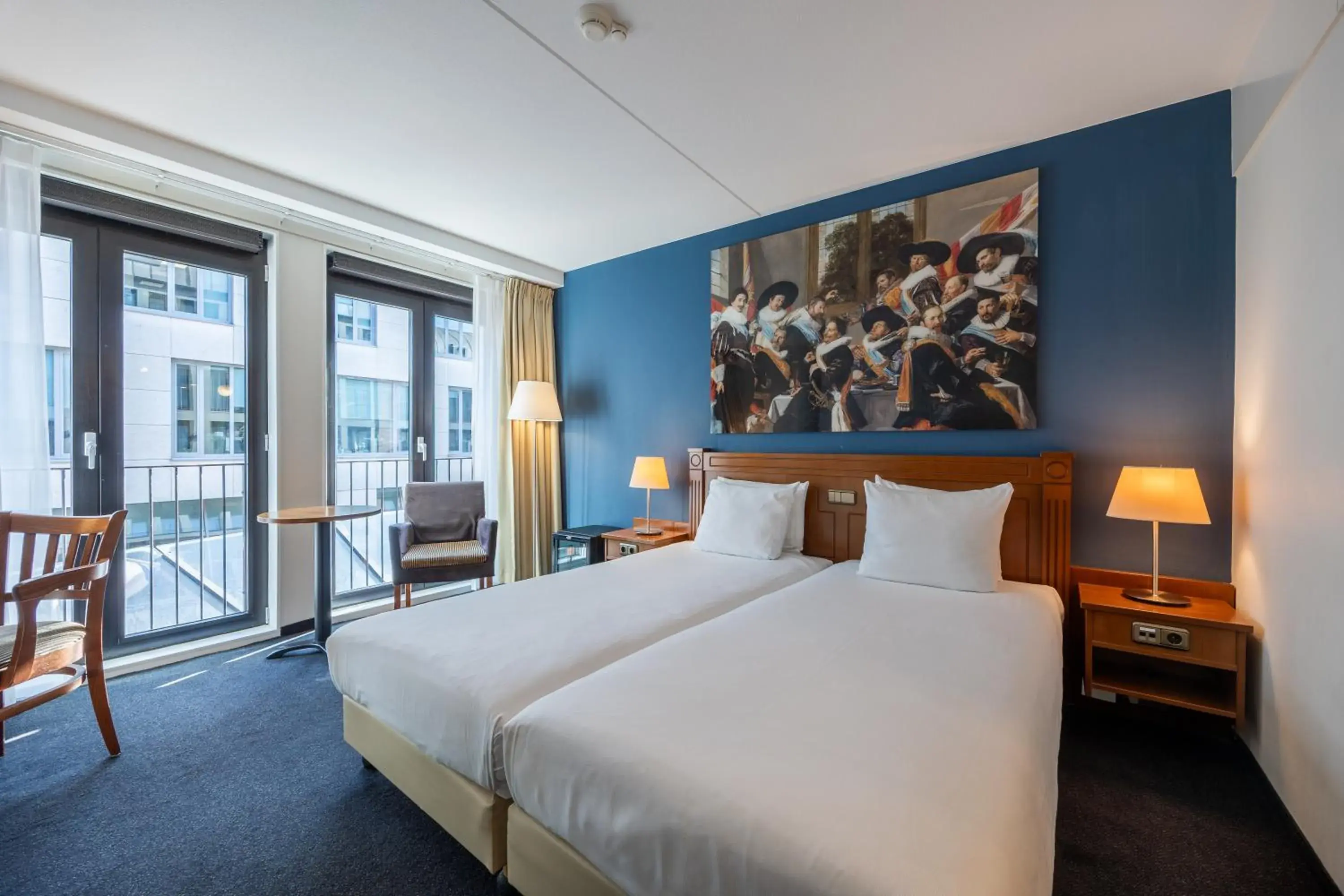 Bedroom, Bed in Amrâth Grand Hotel Frans Hals Bedroom, Bed in Amrâth Grand Hotel Frans Hals