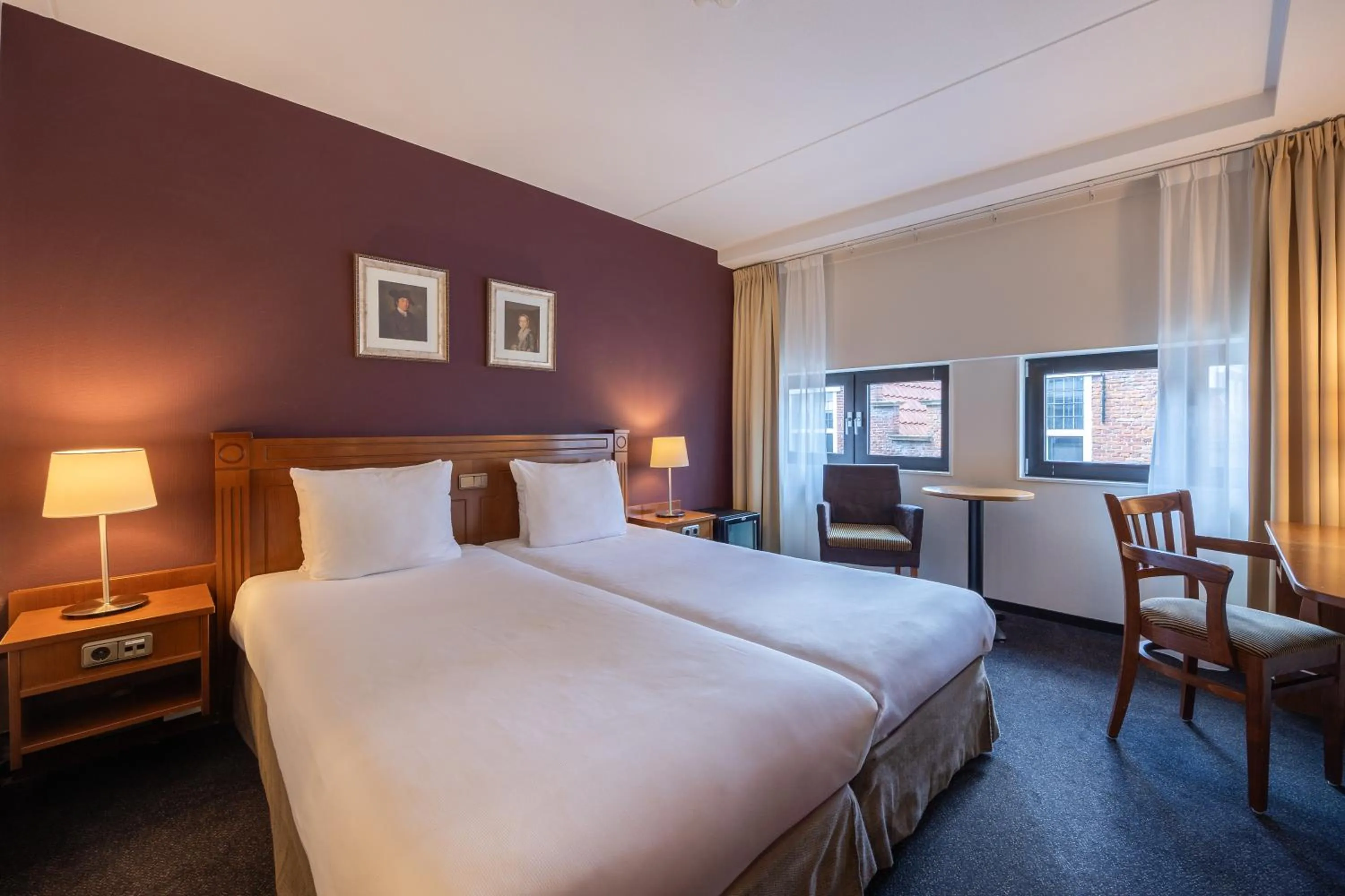 Bedroom, Bed in Amrâth Grand Hotel Frans Hals