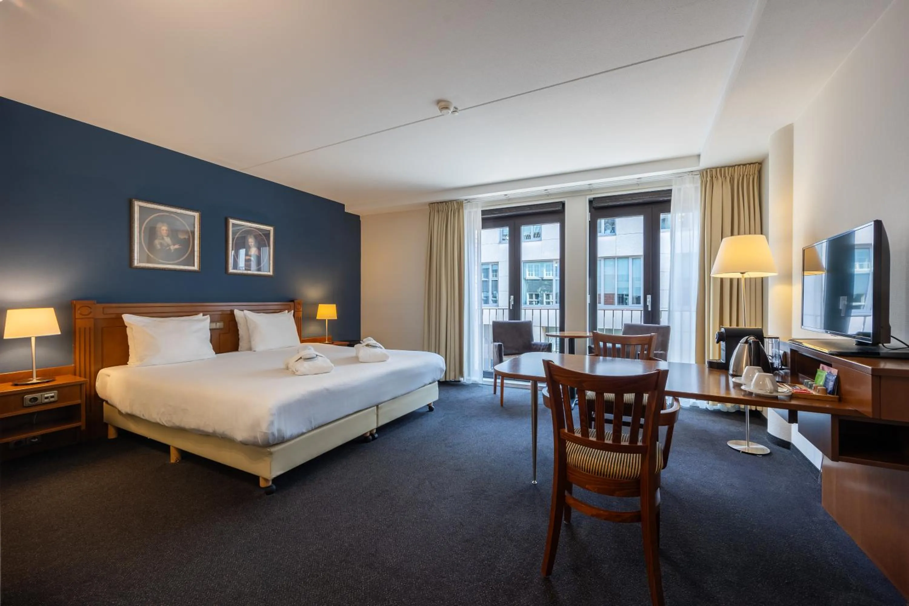 Bedroom, Bed in Amrâth Grand Hotel Frans Hals