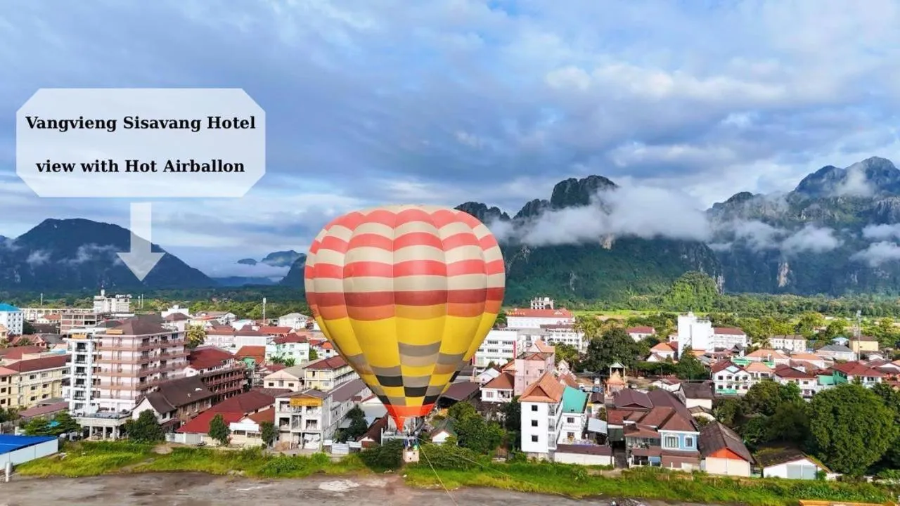 Property building in Vangvieng Sisavang Mountain View Hotel