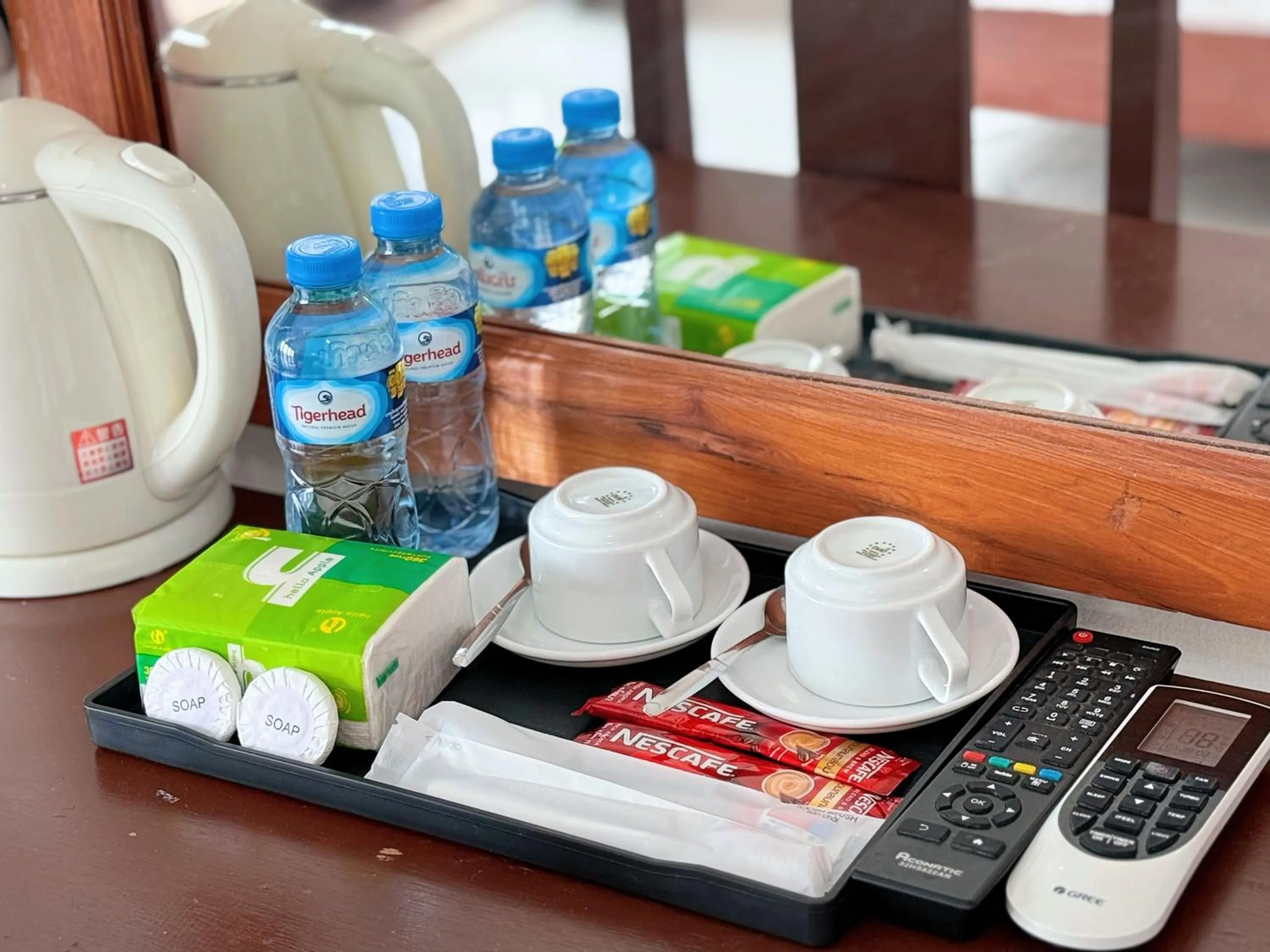 Coffee/tea facilities in Vangvieng Sisavang Mountain View Hotel