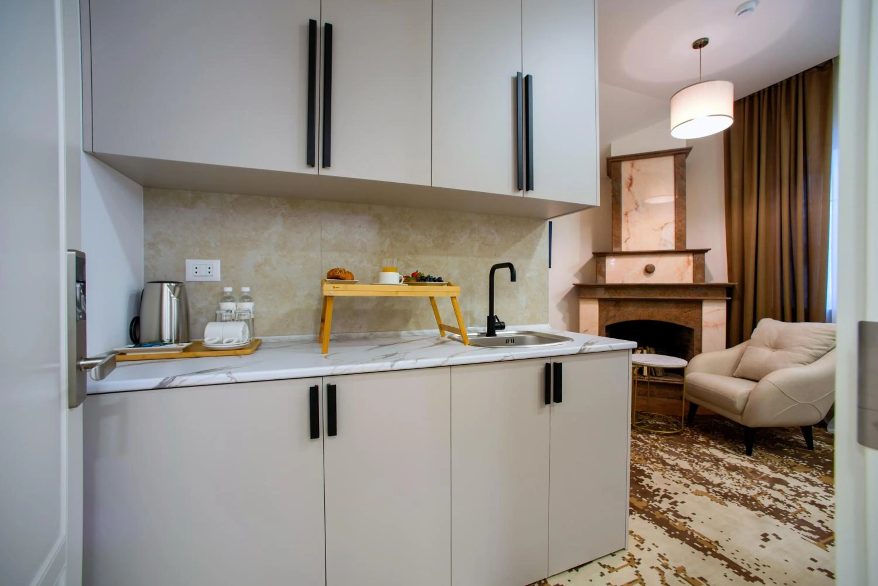 Kitchen or kitchenette in The House Hotel Yerevan