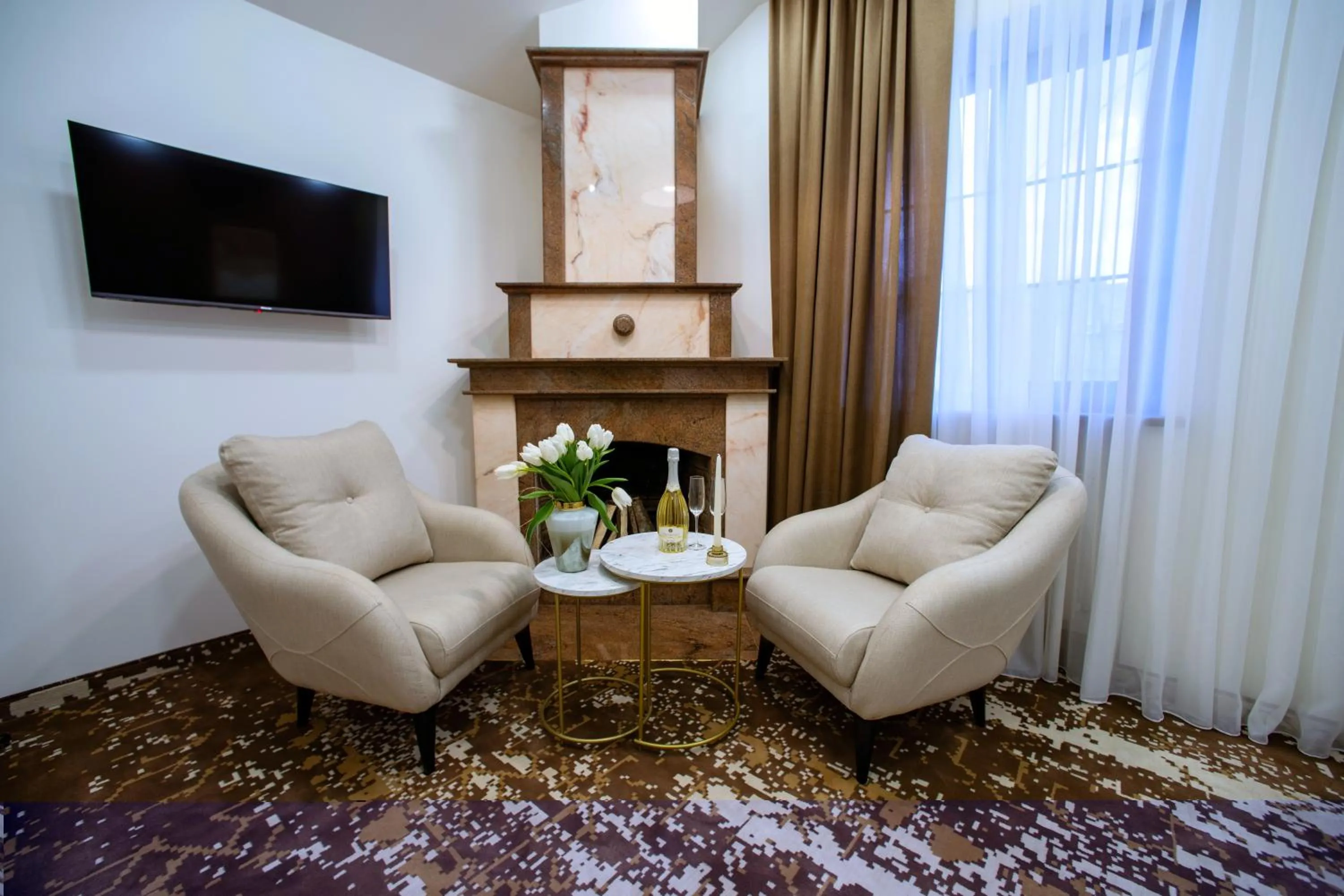 Living room in The House Hotel Yerevan