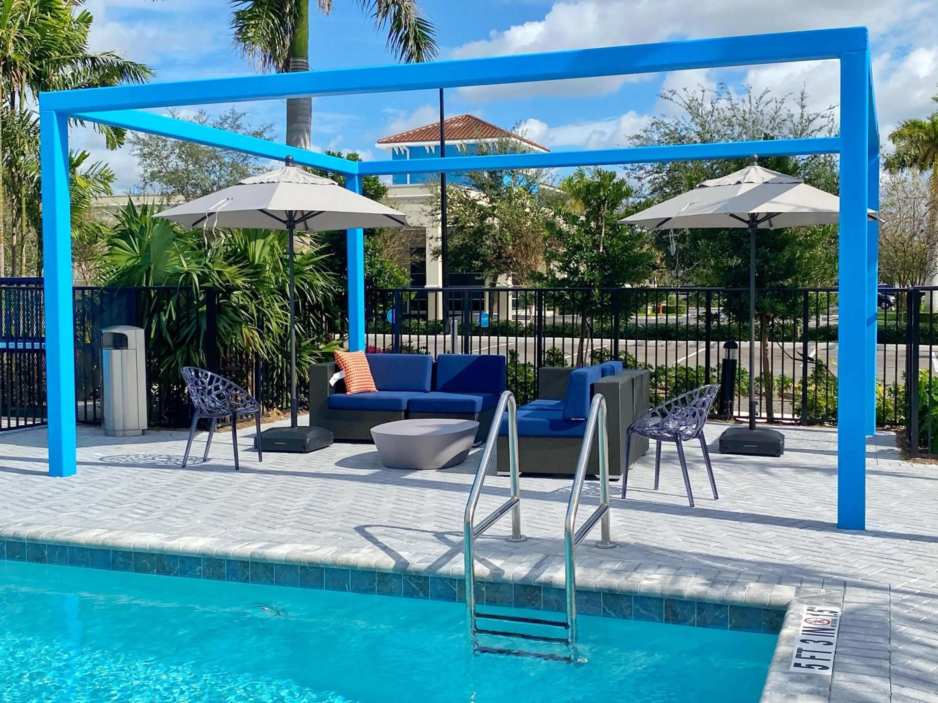 Pool view in Tru By Hilton Miramar