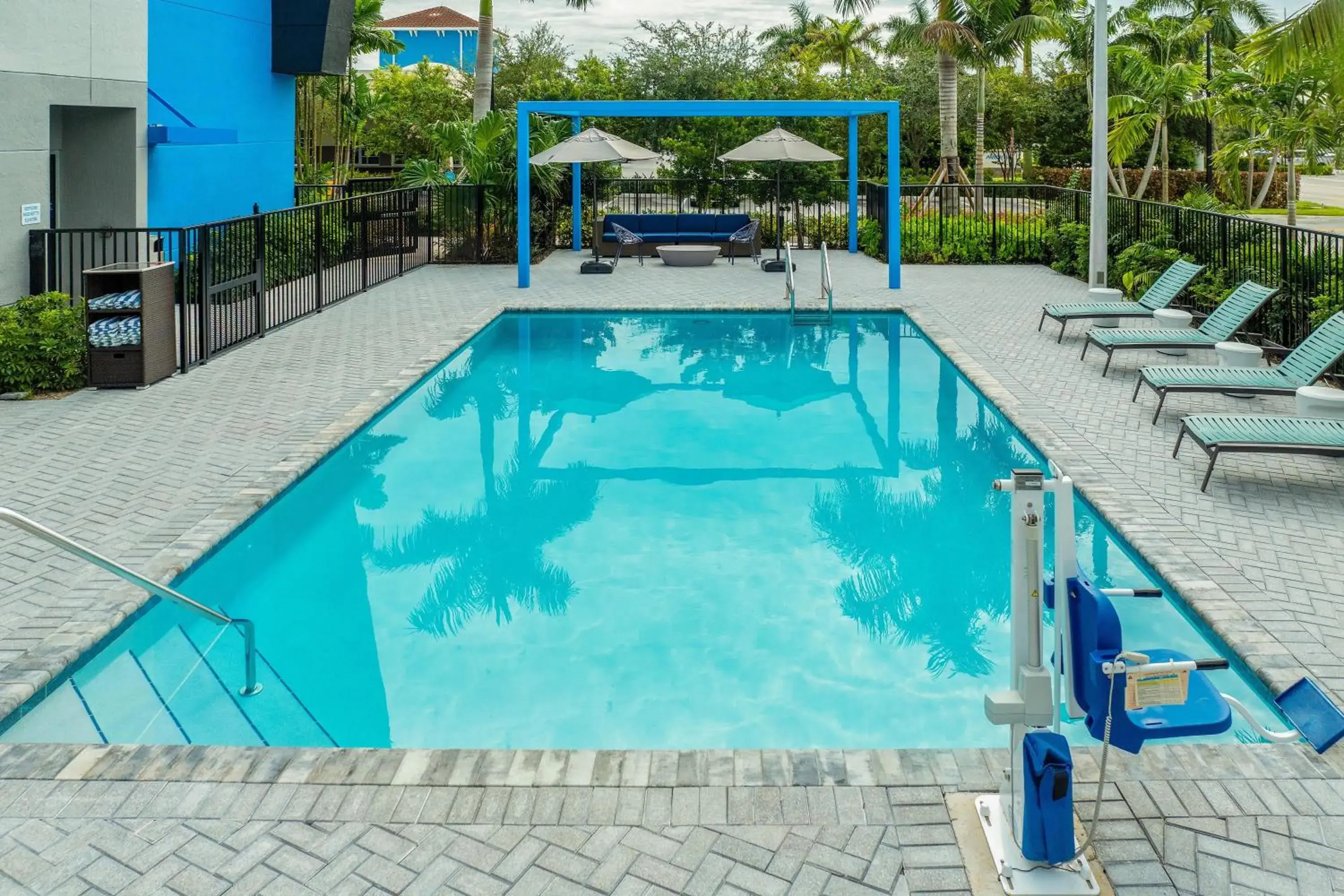 Pool view in Tru By Hilton Miramar Pool view in Tru By Hilton Miramar