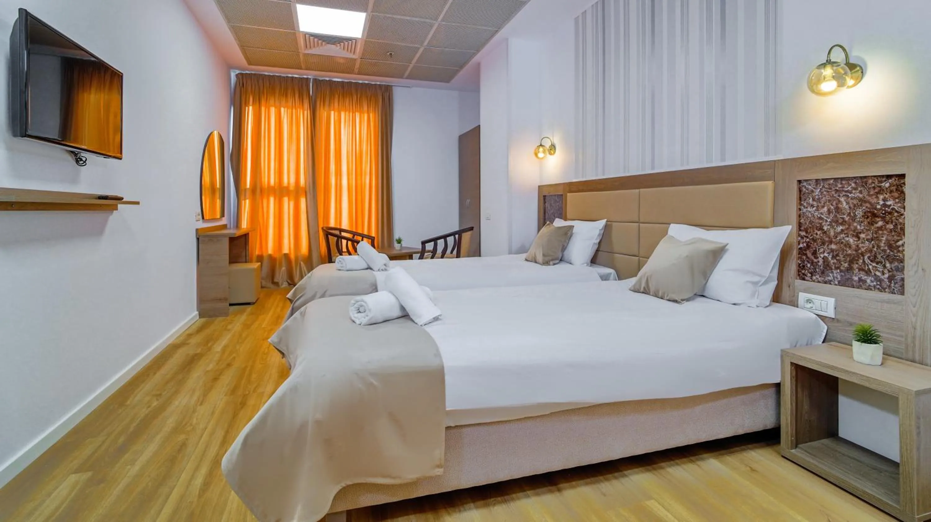 Bed in Sir Fundeni Hotel