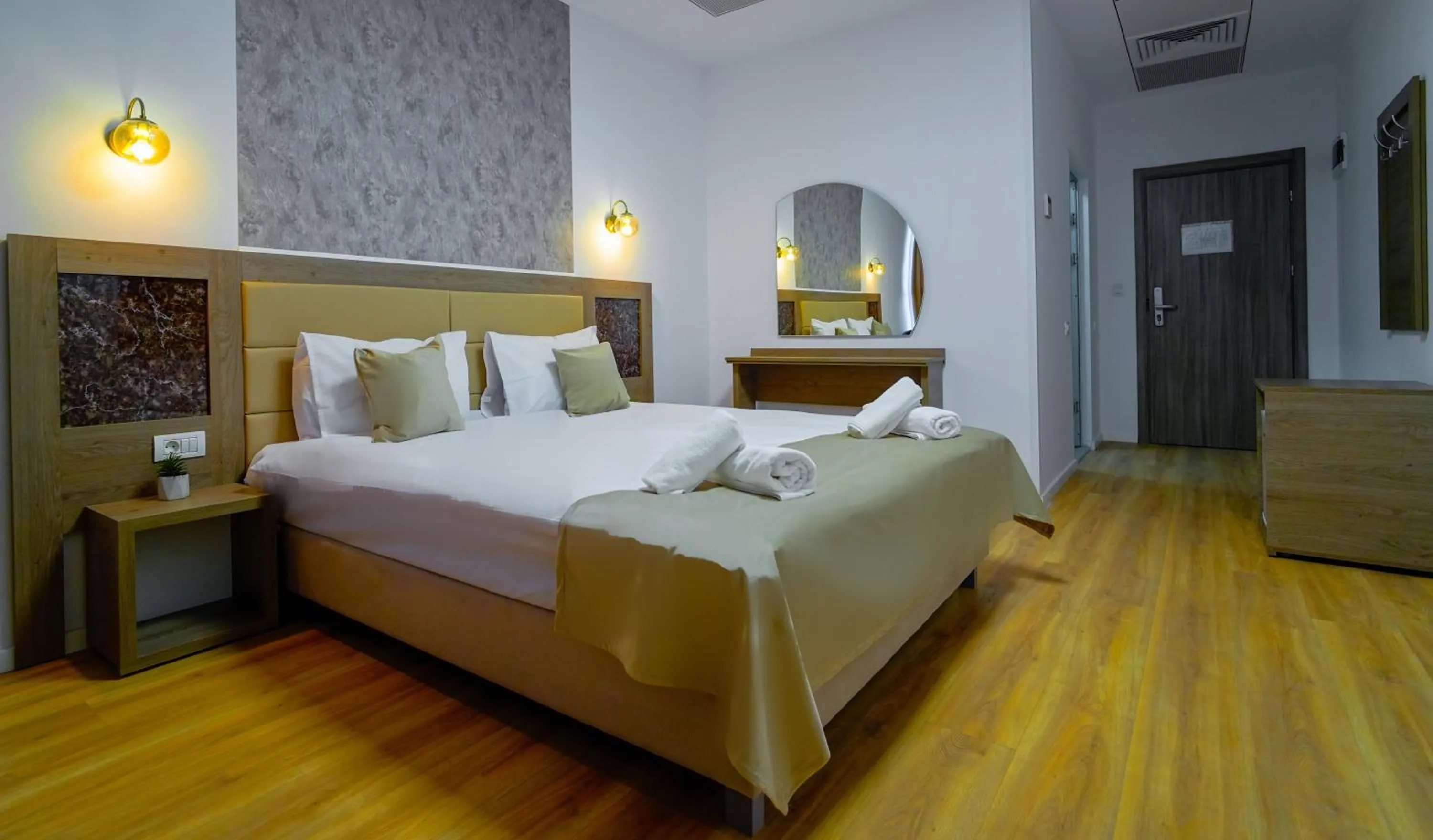 Bed in Sir Fundeni Hotel