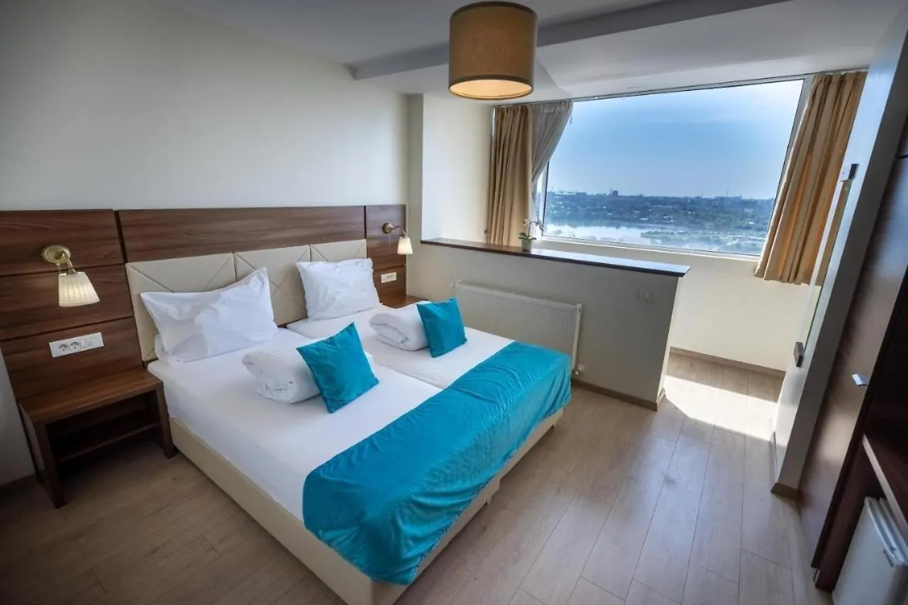 Bed in Sir Fundeni Hotel