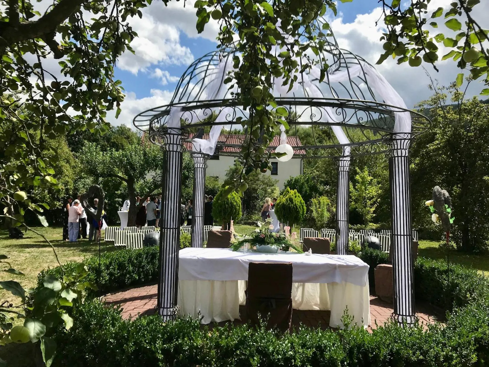 Garden in Hotel Weinhaus Eberitzsch GmbH