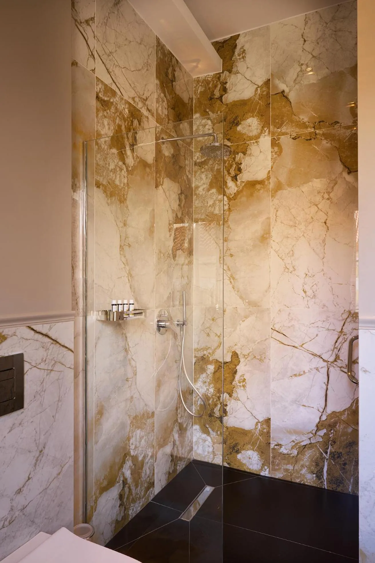 Shower in Vrachos Athens Suites