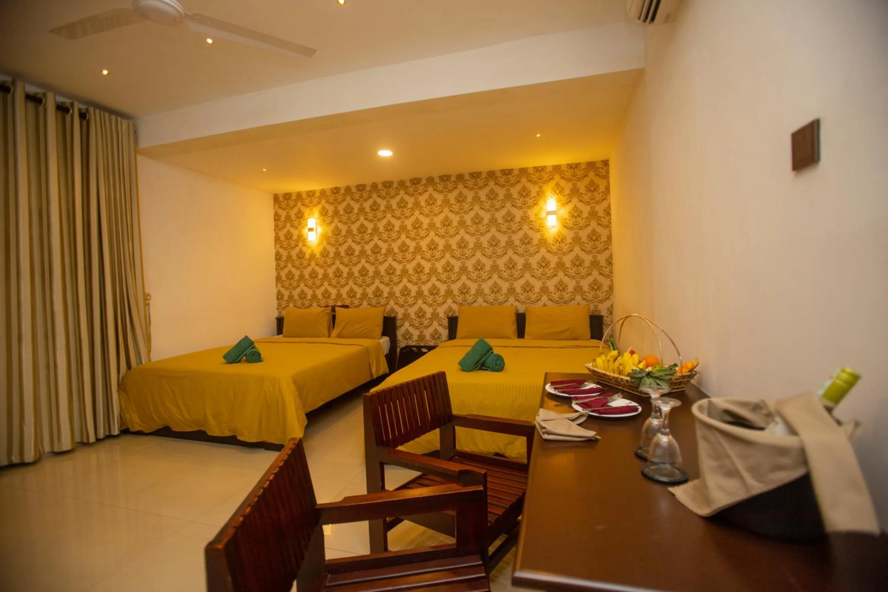 Living room in Hotel Eden Garden