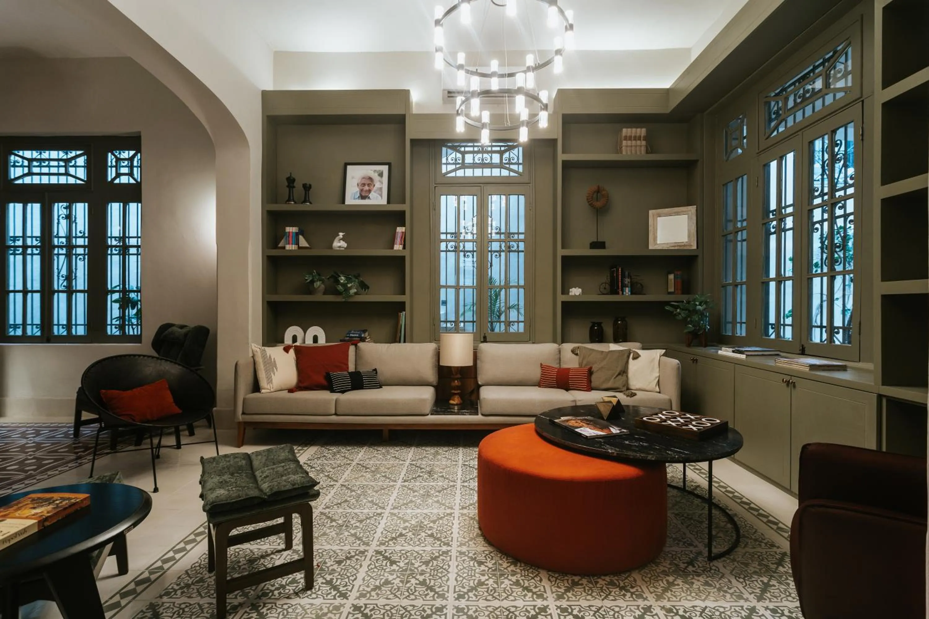Library in Kahal Hotel Adults Only - Paseo Montejo