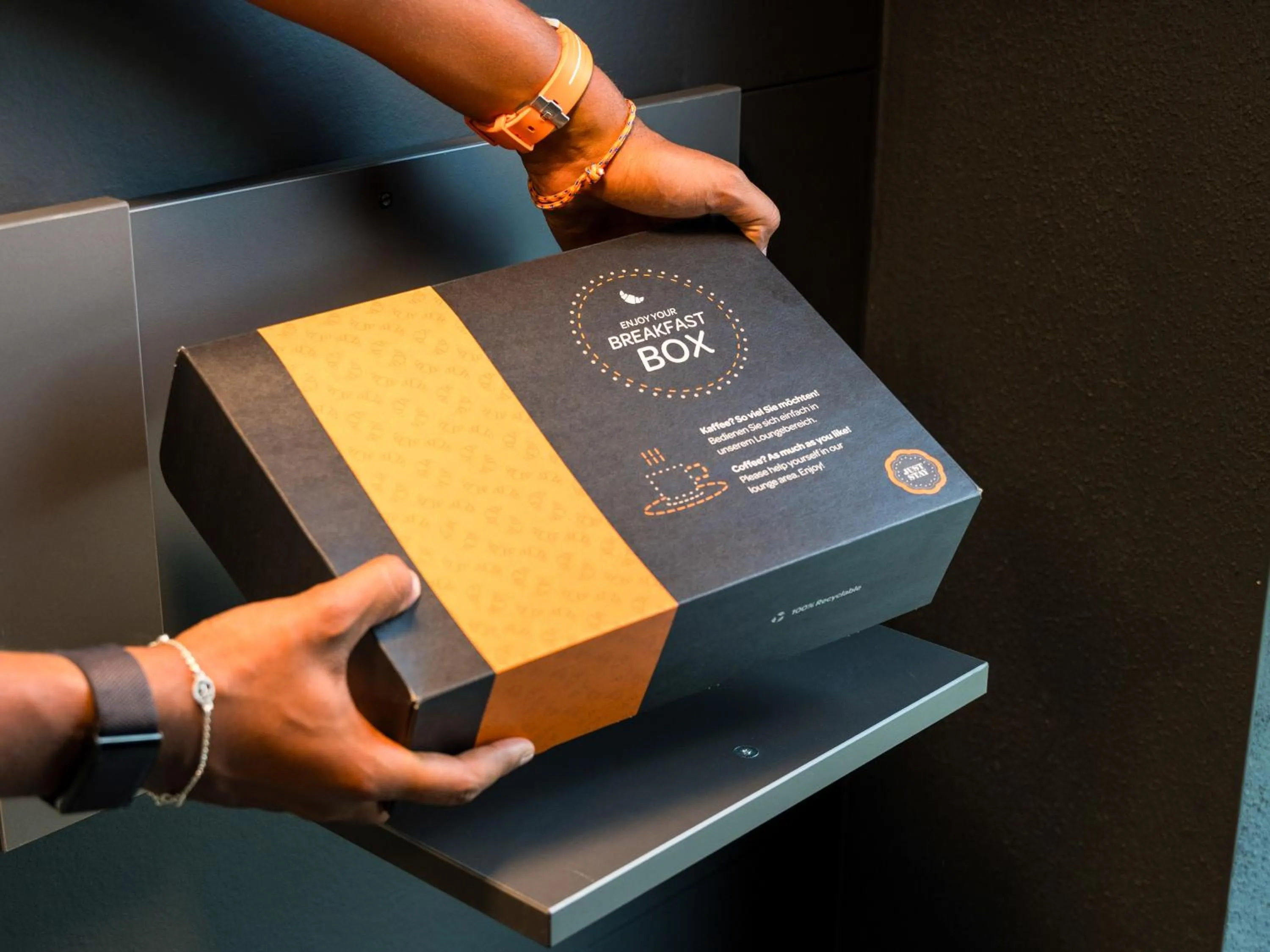 Breakfast in JustStay Essen Hotel & Apartments