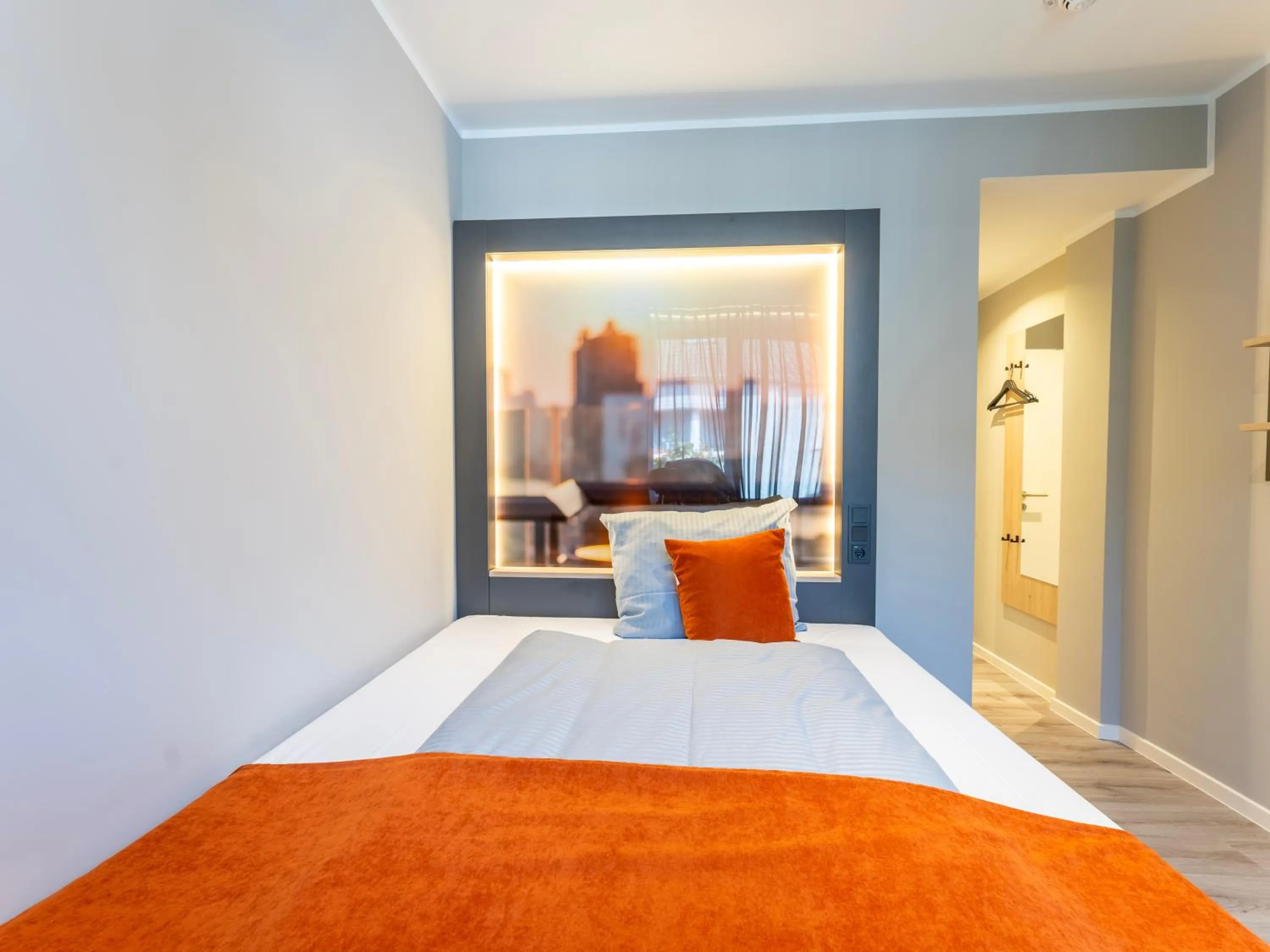 Bed in JustStay Essen Hotel & Apartments