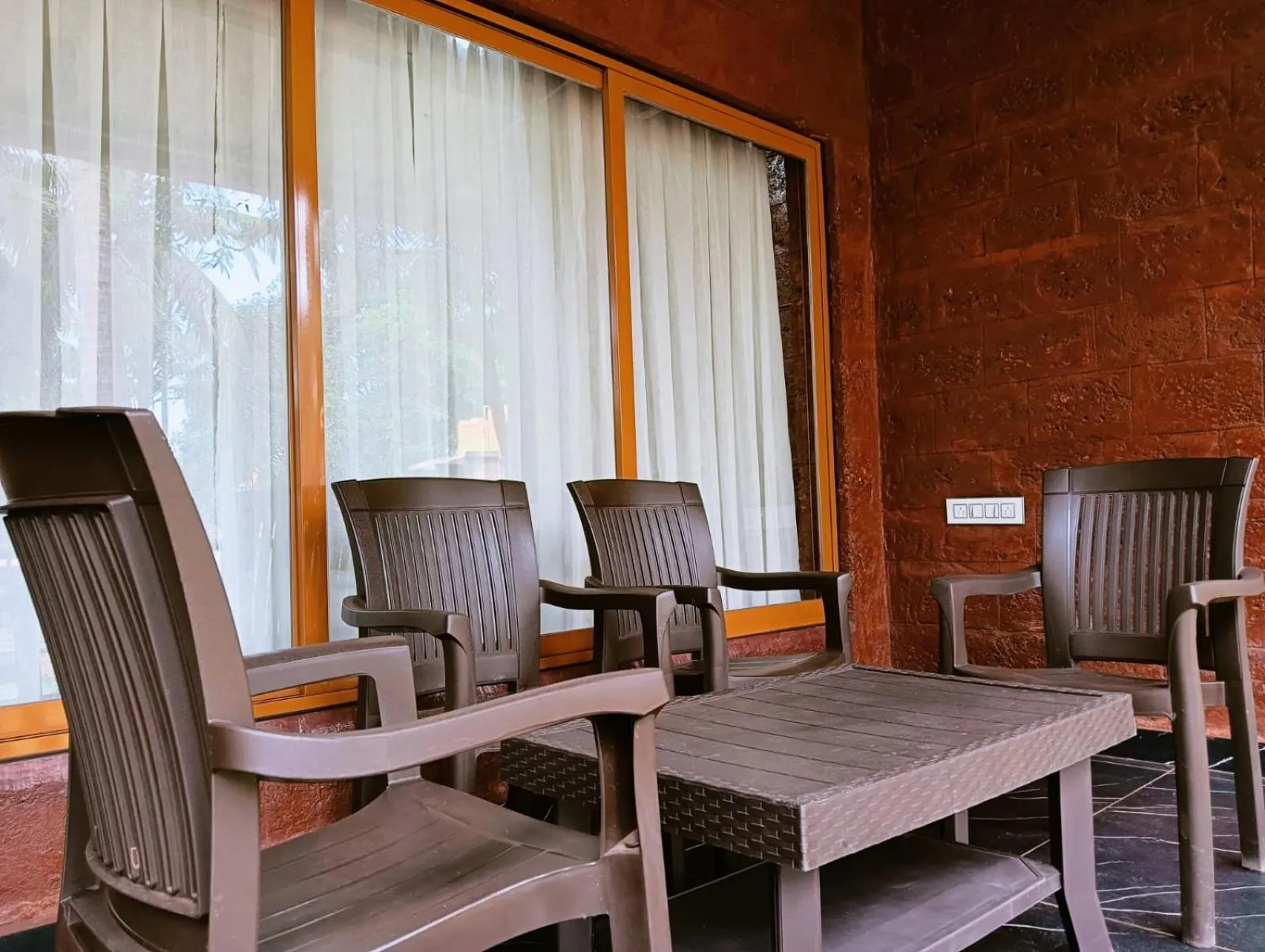 Seating area in West Coast Gokarna