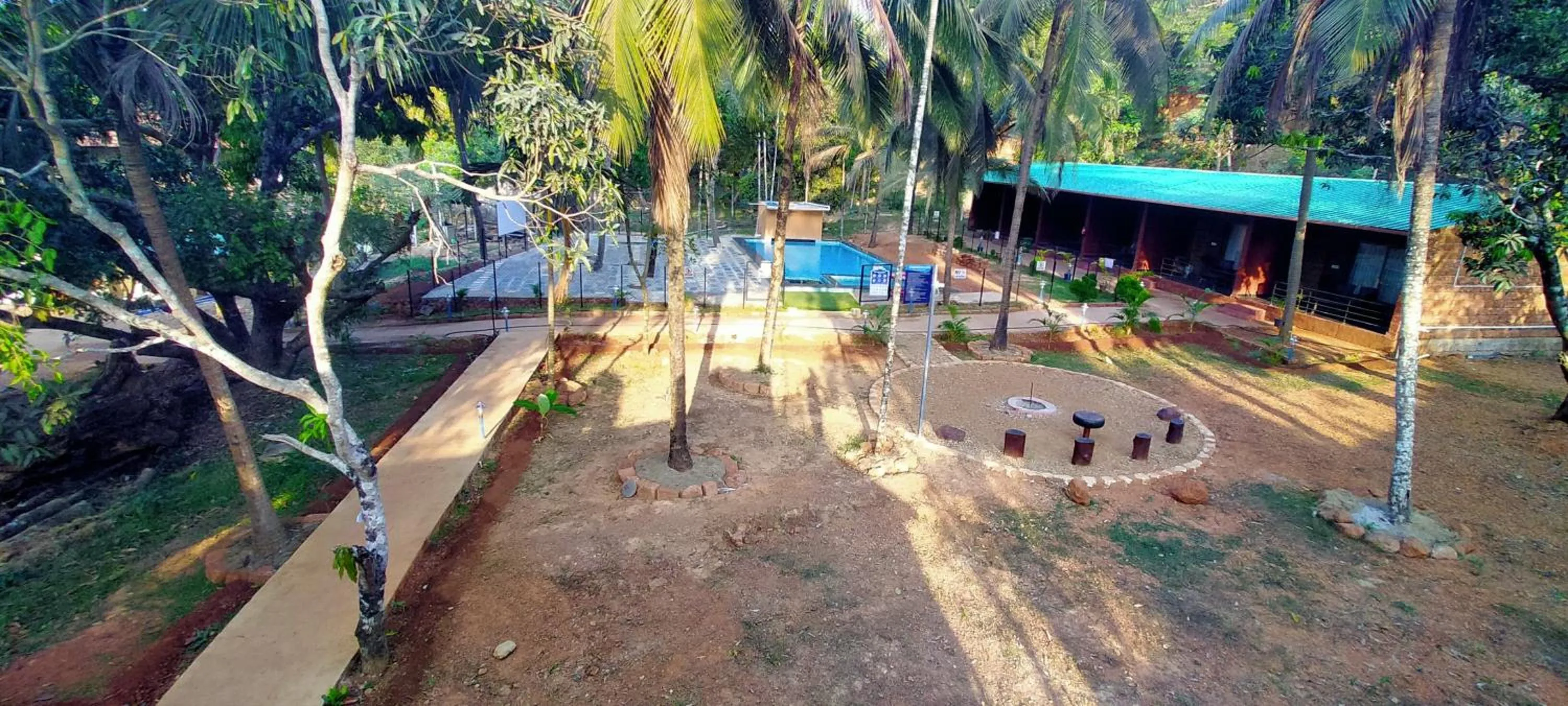 Garden in West Coast Gokarna