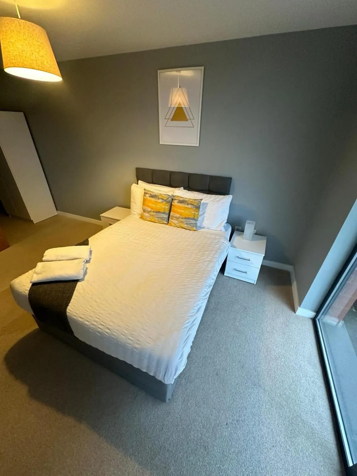 Bedroom, Bed in Adelphi Wharf Apartments by Beehosting