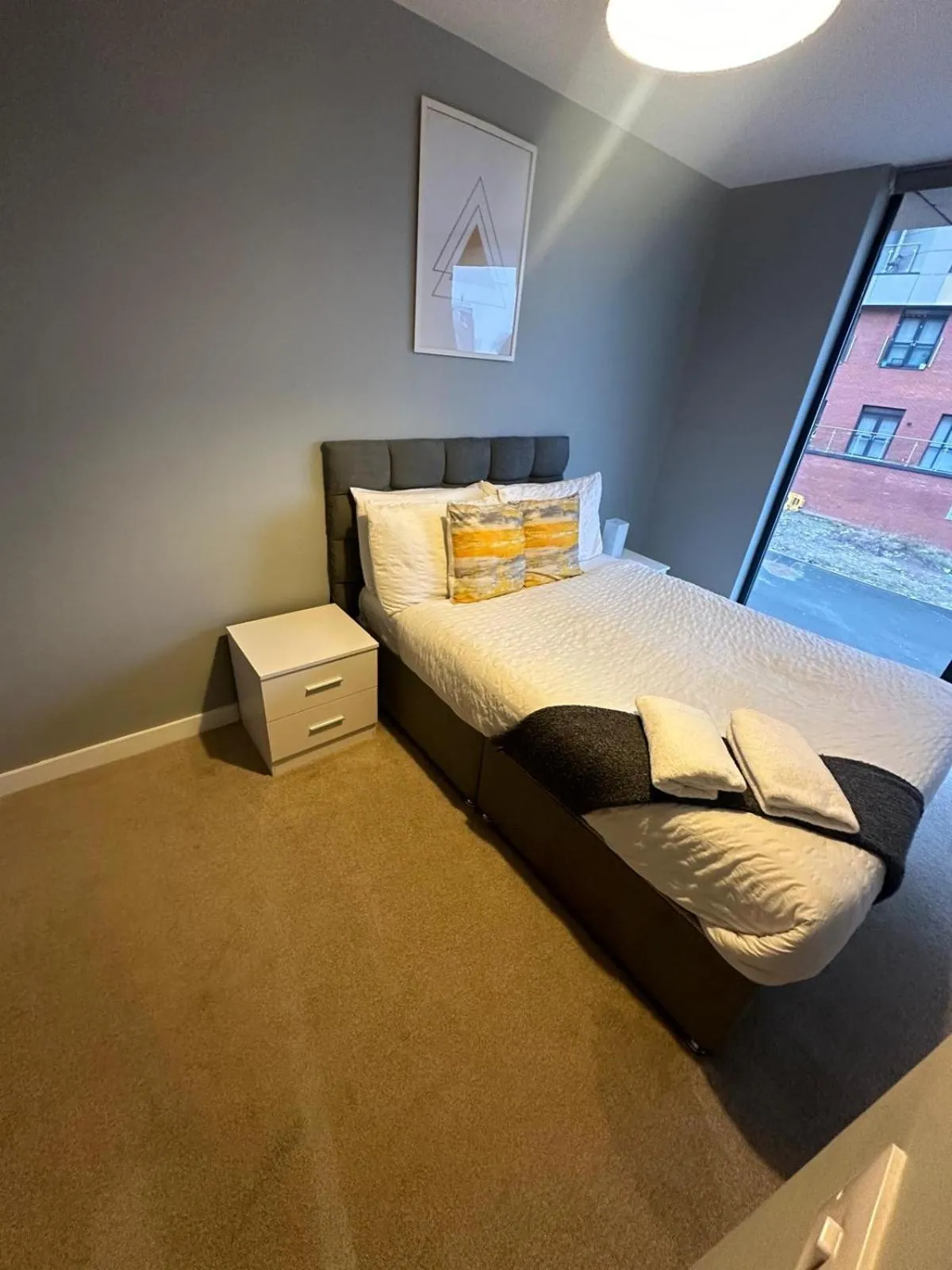 Bedroom, Bed in Adelphi Wharf Apartments by Beehosting