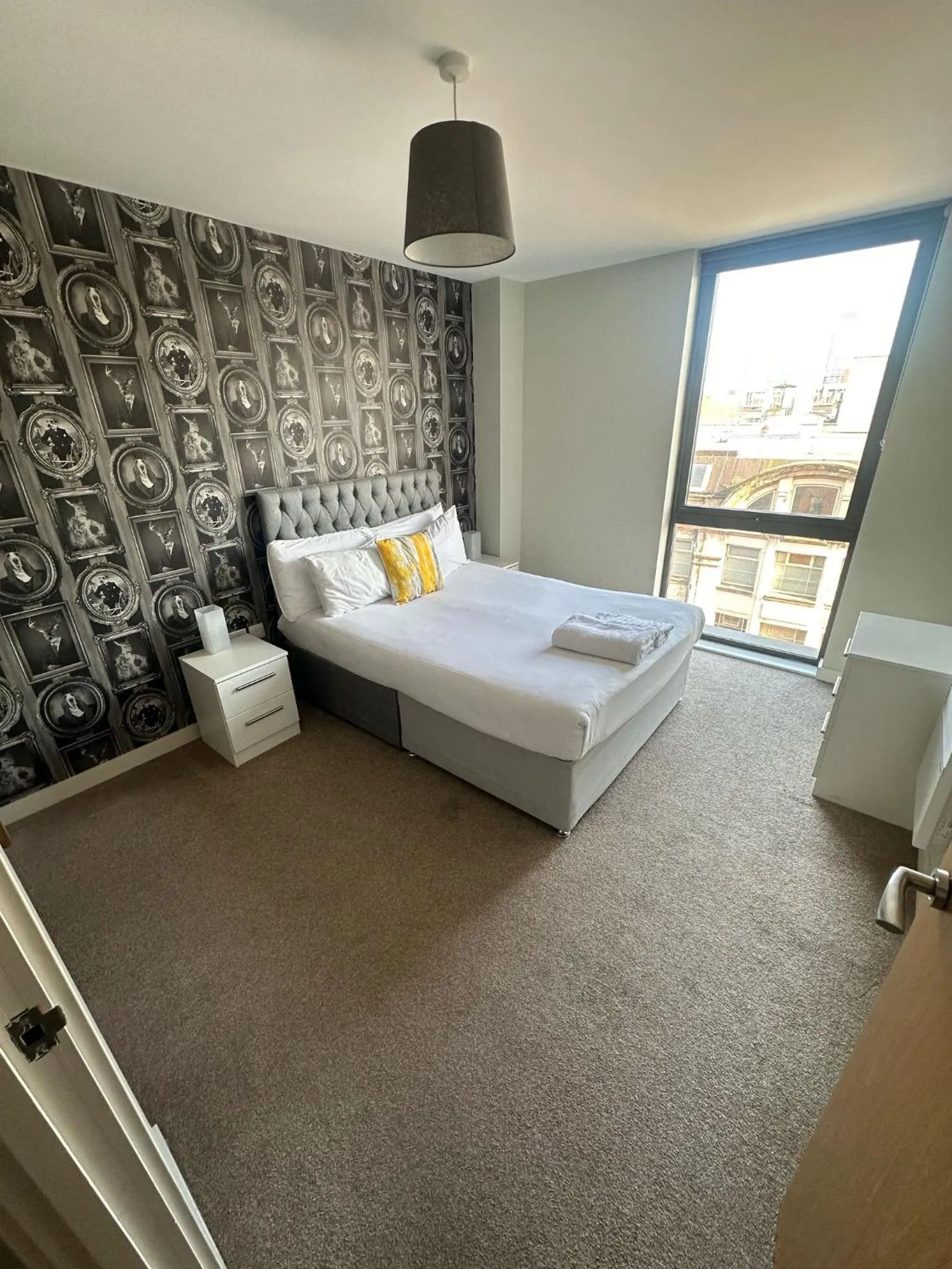 Bedroom, Bed in Adelphi Wharf Apartments by Beehosting