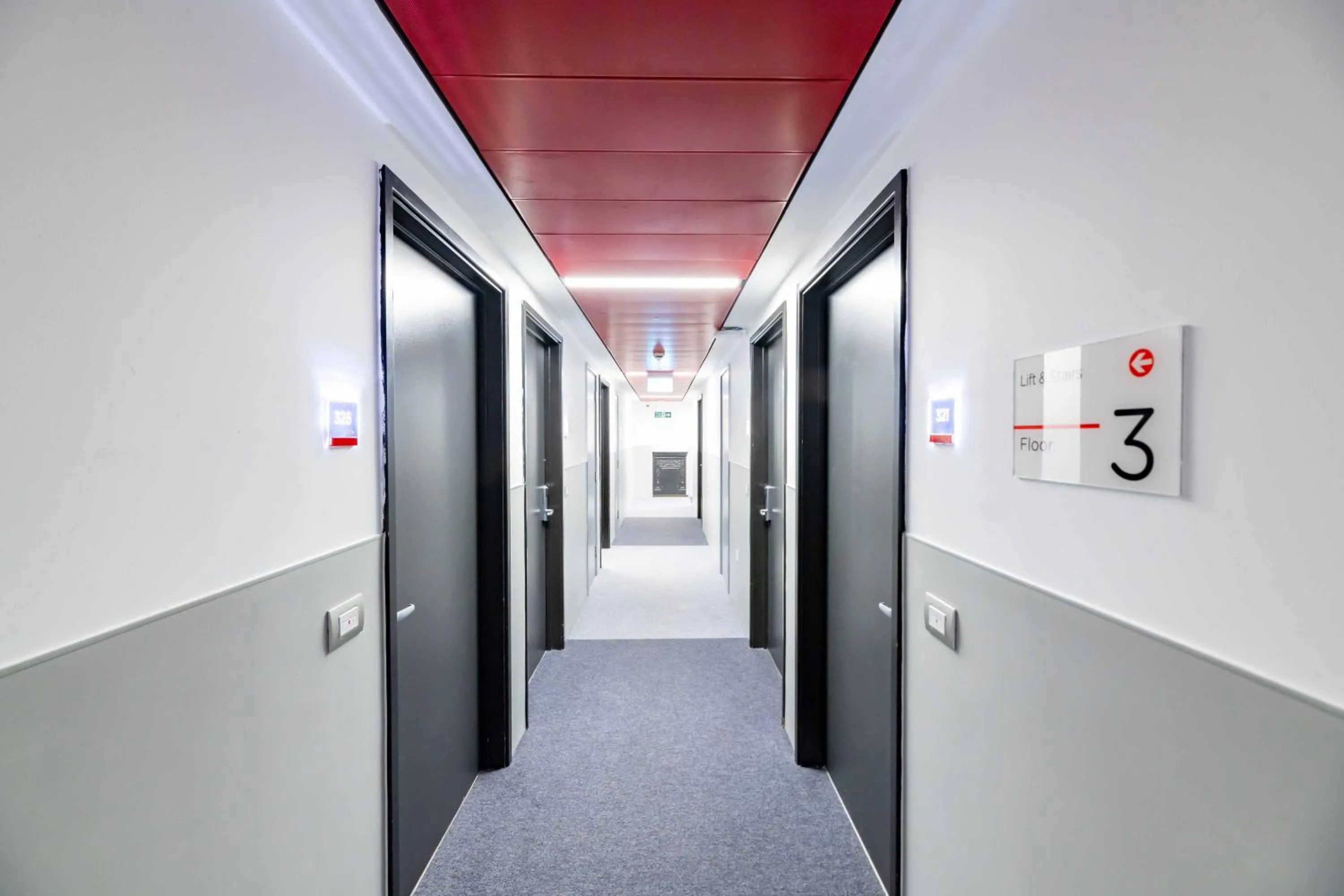 Floor plan in easyHotel Newcastle