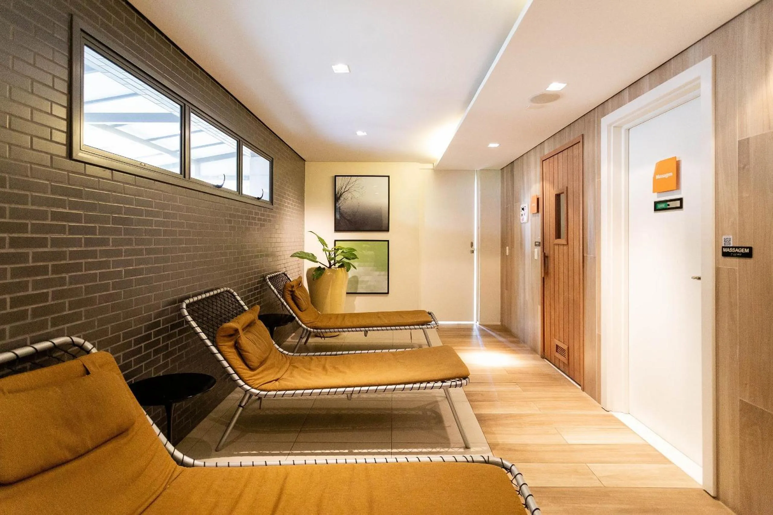 Sauna in Condomínio Setin Downtown Genebra - Studios por temporada