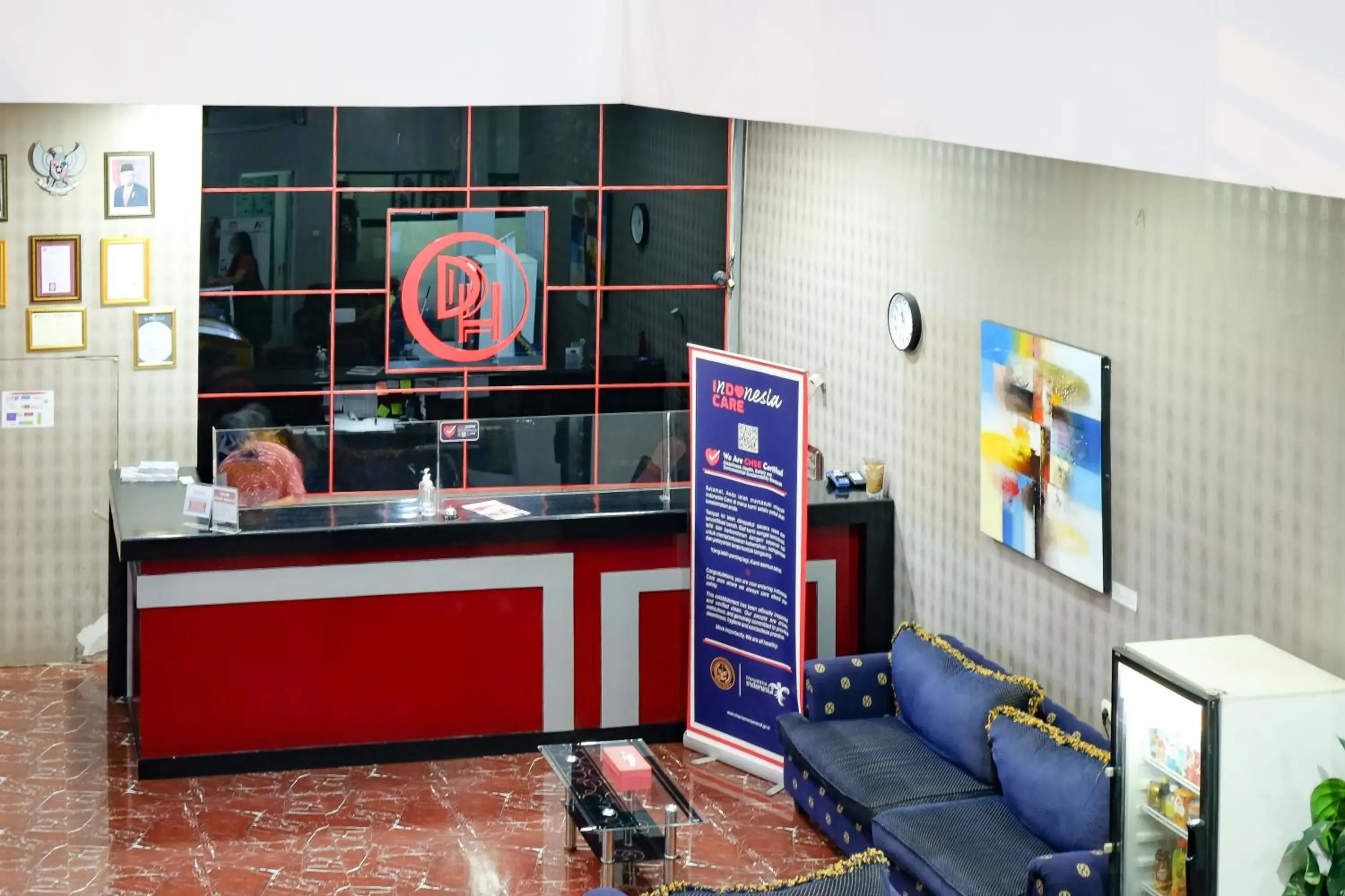 Lobby or reception in Dya Hotel Boyolali Lobby or reception in Dya Hotel Boyolali