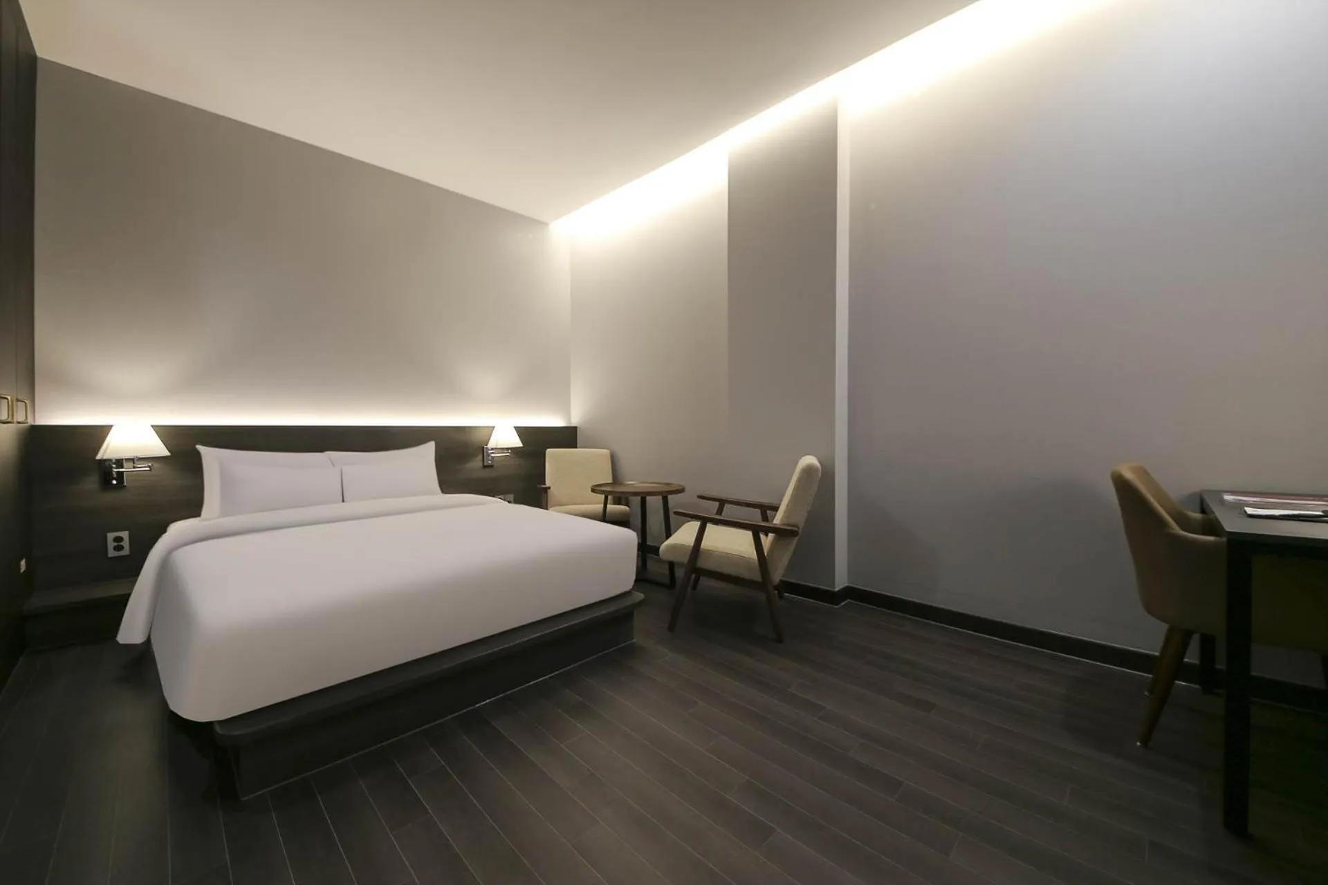 Bed in H Avenue Hotel Sangmu Branch