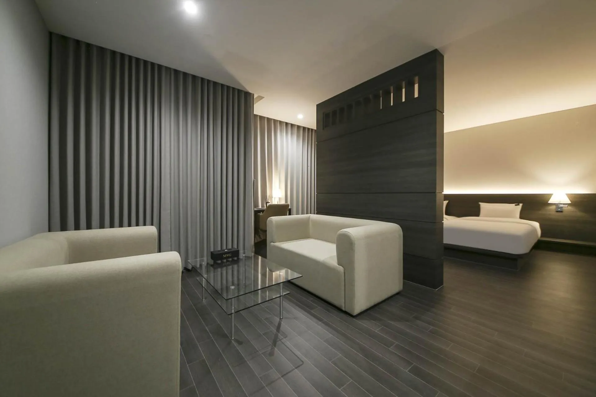 Bed in H Avenue Hotel Sangmu Branch