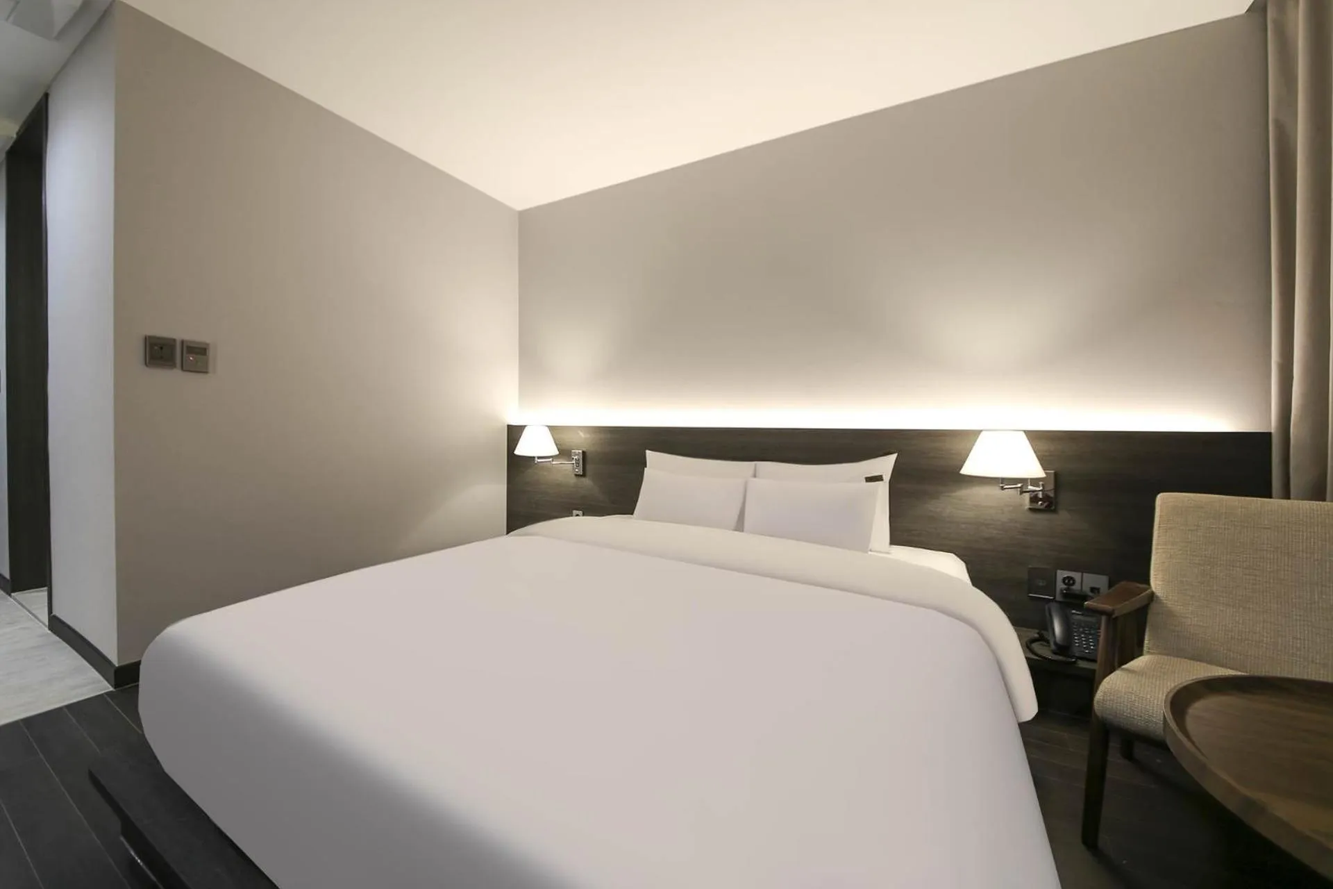 Bed in H Avenue Hotel Sangmu Branch