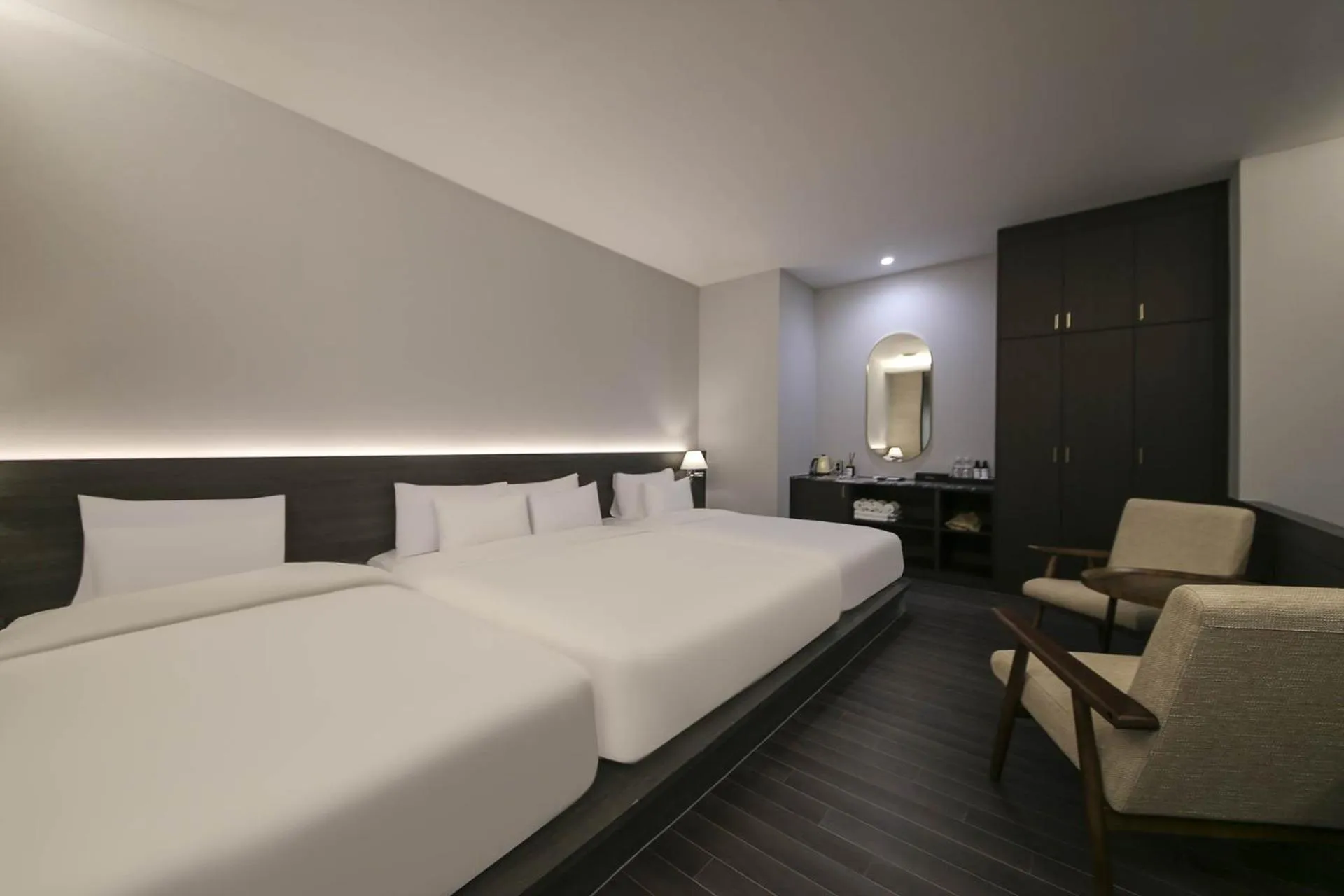 Bed in H Avenue Hotel Sangmu Branch